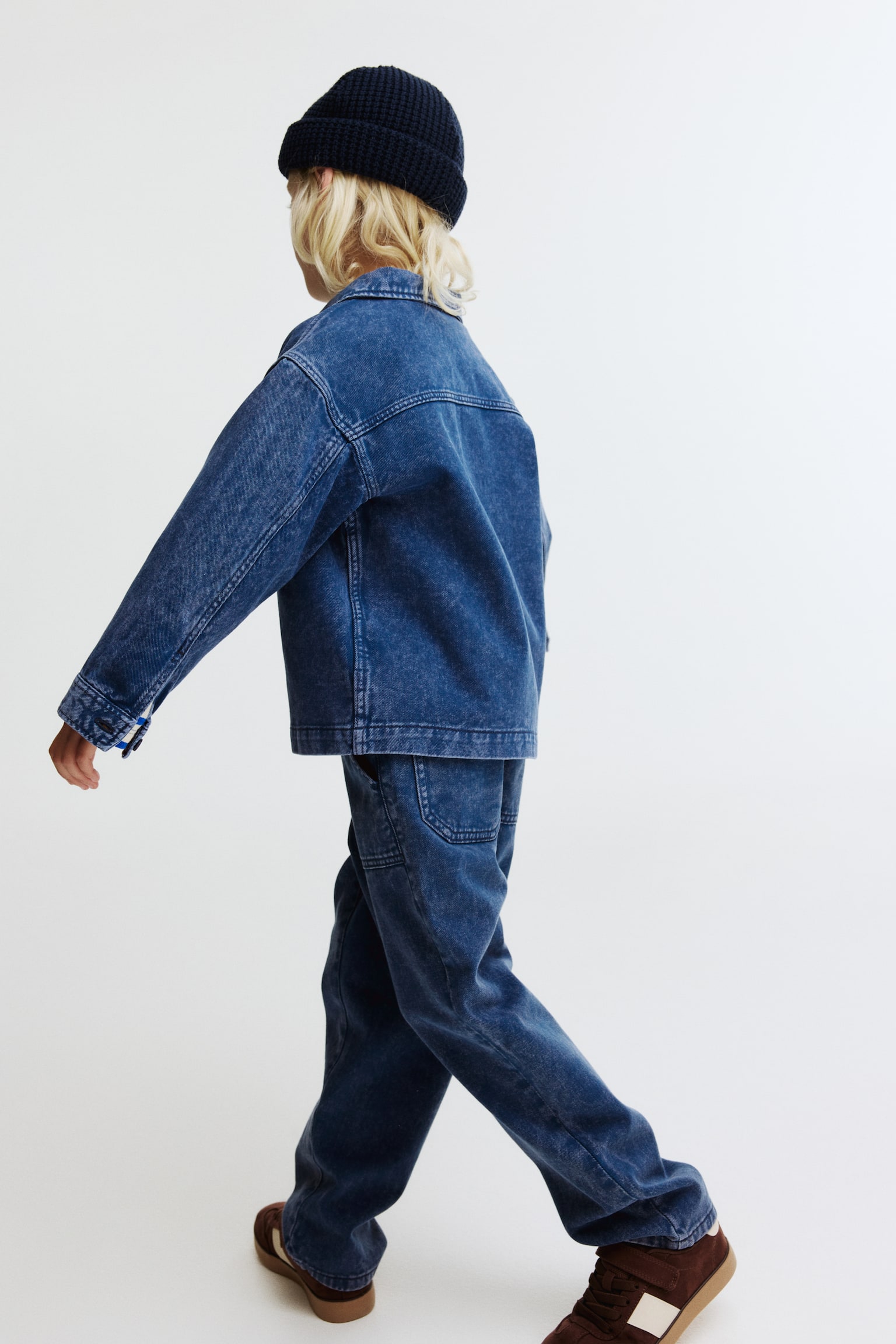 Pantalón vaquero de algodón - Azul denim oscuro - 6