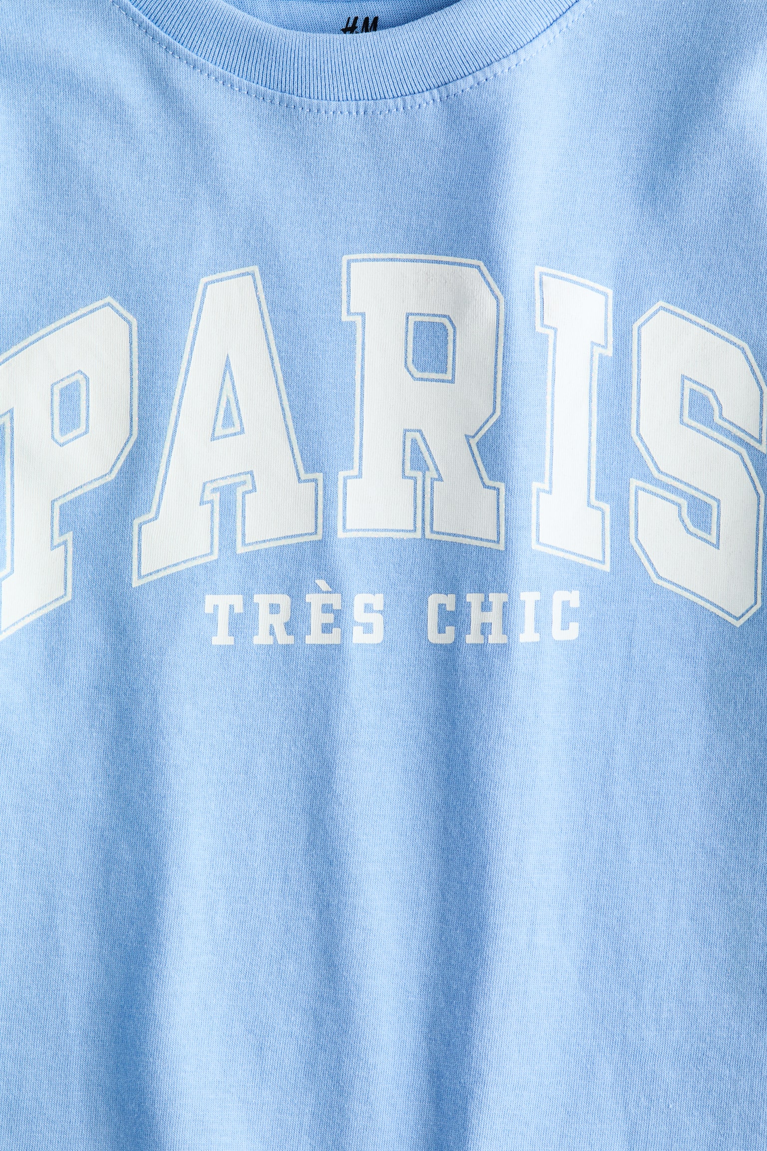 T-Shirt mit Print - Hellblau/Paris/Hellrosa/Einhorn/Hellrosa/Kirschen/Hellgrün/Ma Chérie/Hellbeige/Ballerinas - 2