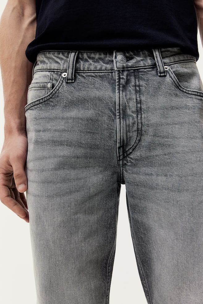 Regular Tapered Jeans - Grigio denim/Blu denim chiaro/Nero/No fade black/Blu denim scuro/dc - 6