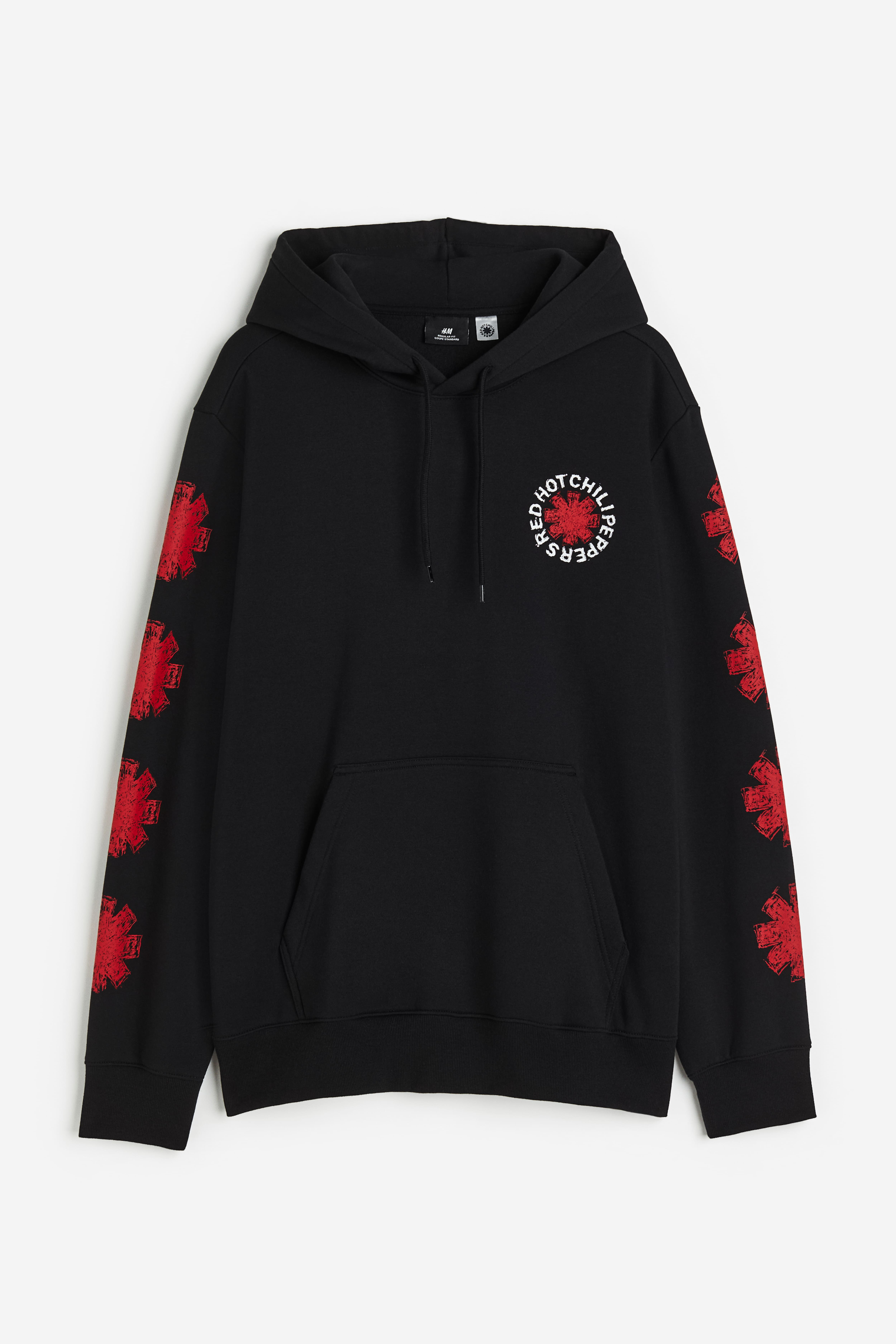 H&m black rose hoodie hotsell