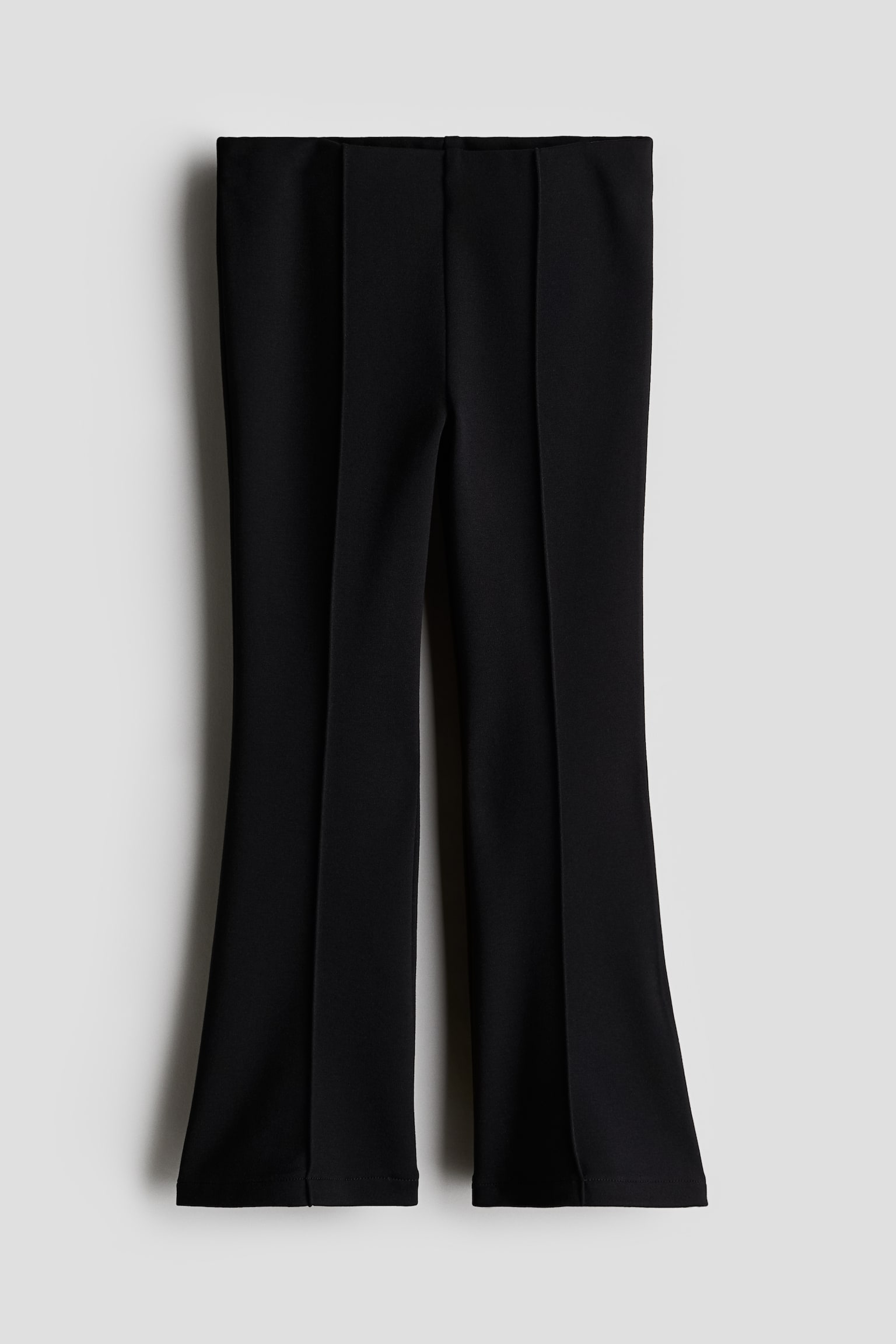 Flared Ponte di Roma leggings - Black/Beige/Navy blue - 2