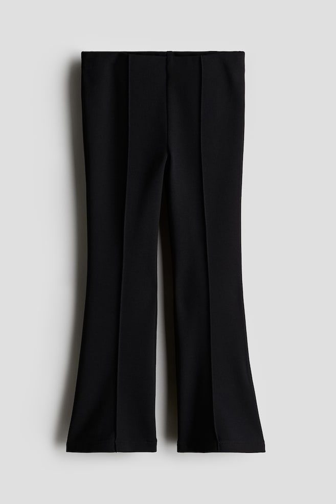 Leggings acampanados en punto Ponte di Roma - Negro/Negro/Brillos/Beige oscuro/Rosa/Brillos - 1