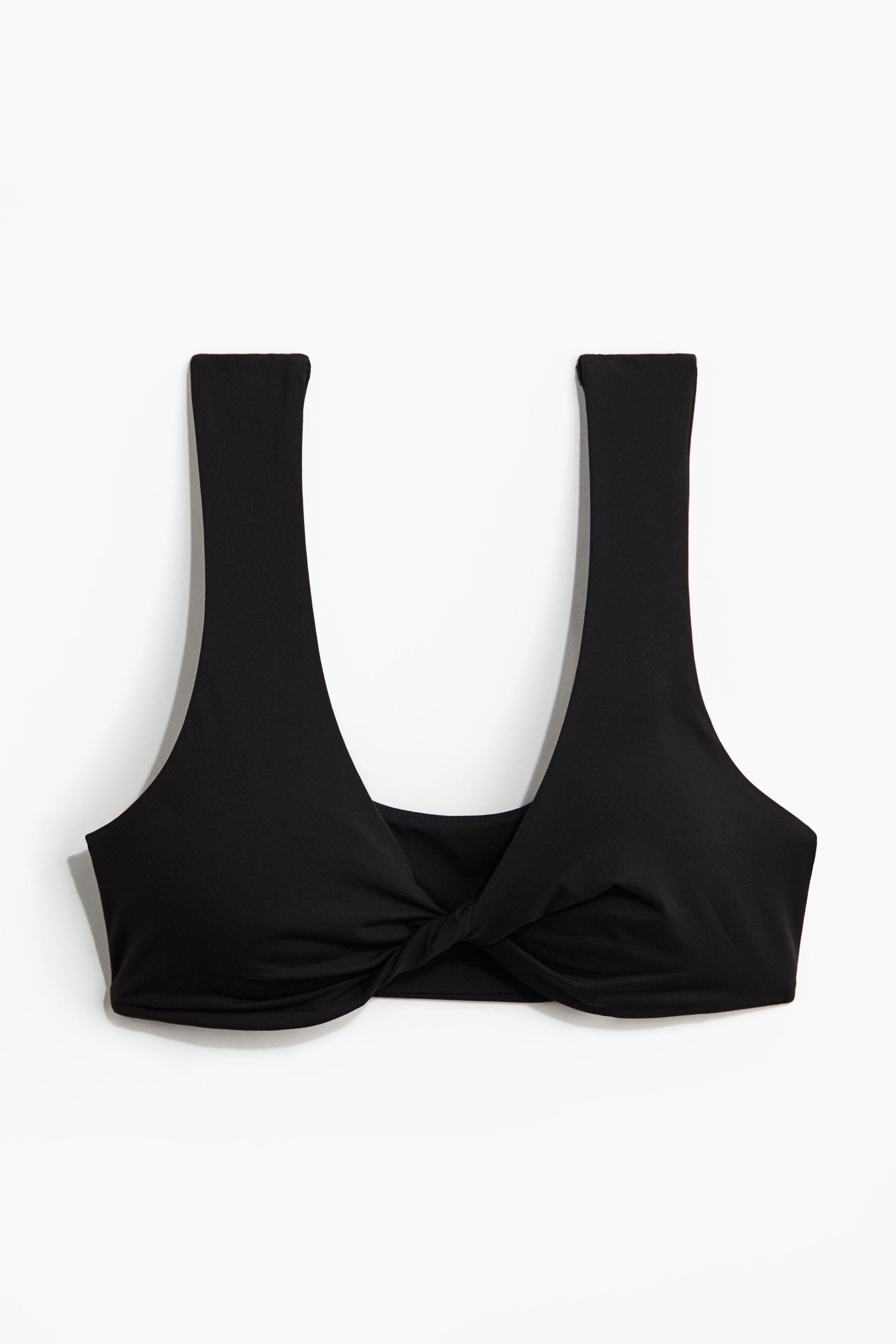 Women's Black Reversible Soft-Cup Microfiber Bra | H&M CA