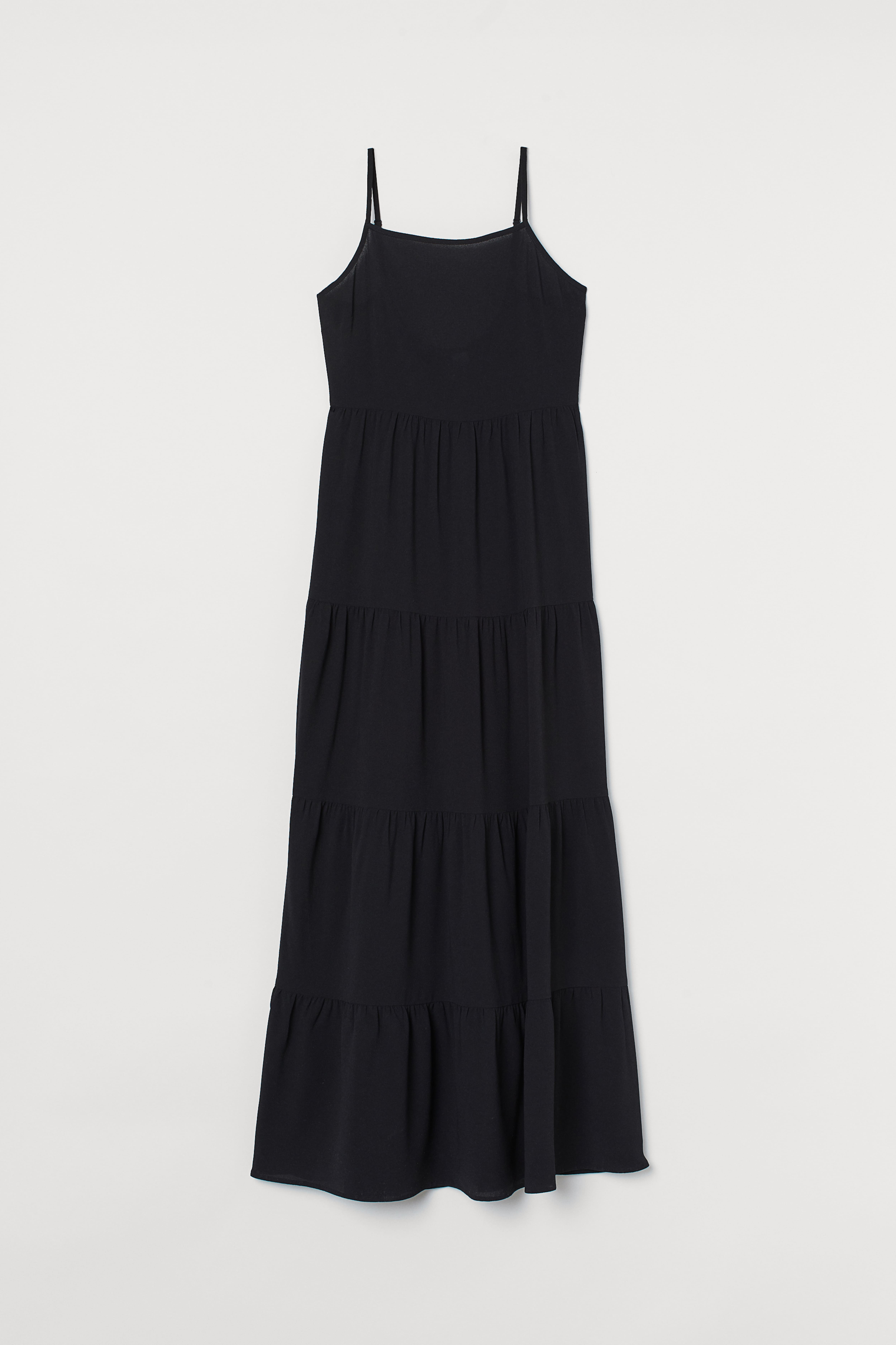 Crepe maxi dress