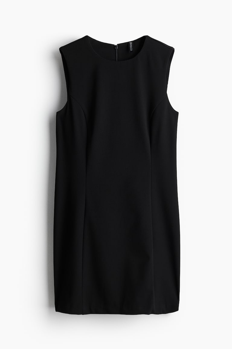 Women's Black Sleeveless Twill Dress | H&M US