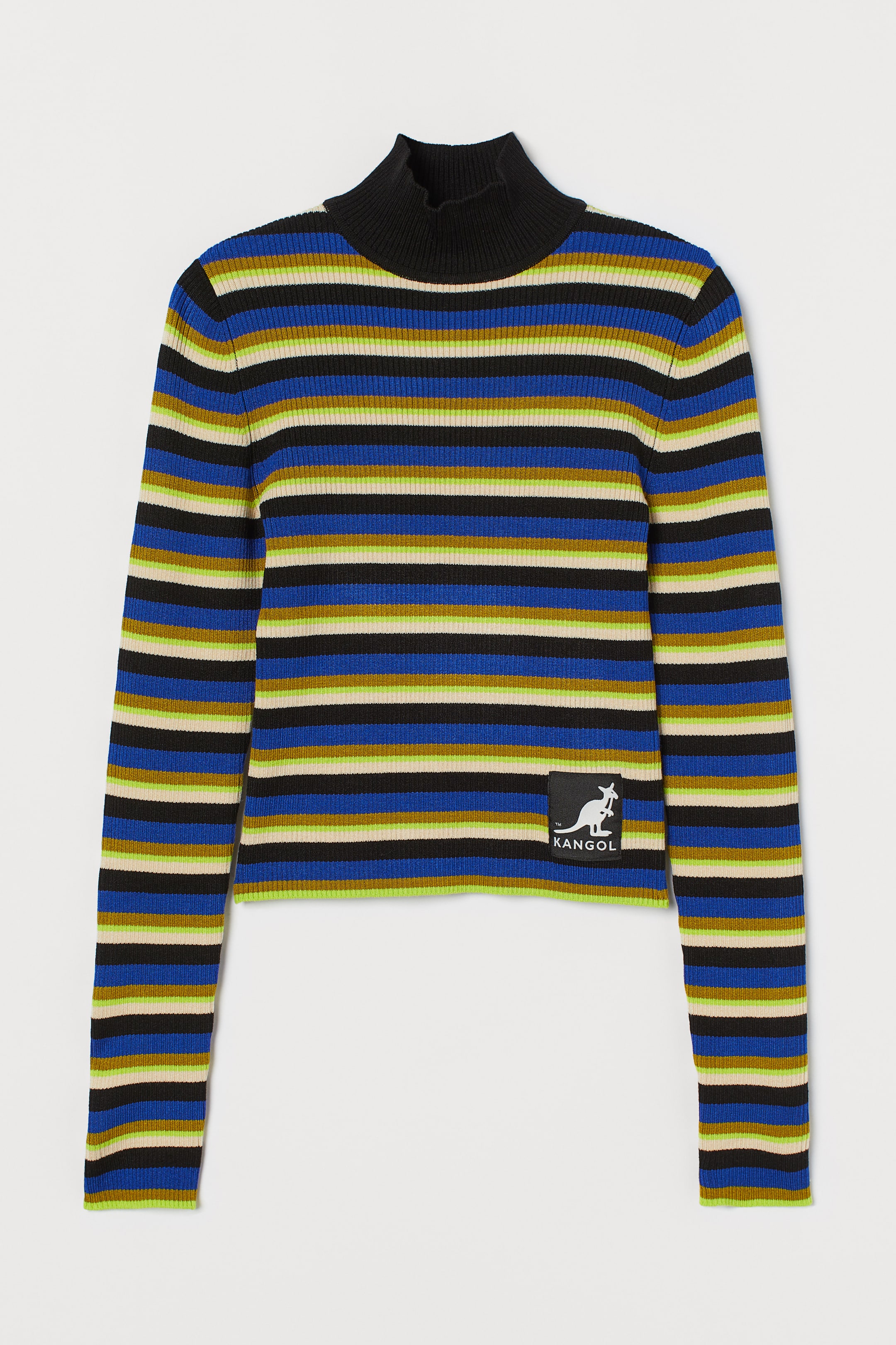 H&m Kangol Turtleneck Sweater Kangol H&M Black White Size M