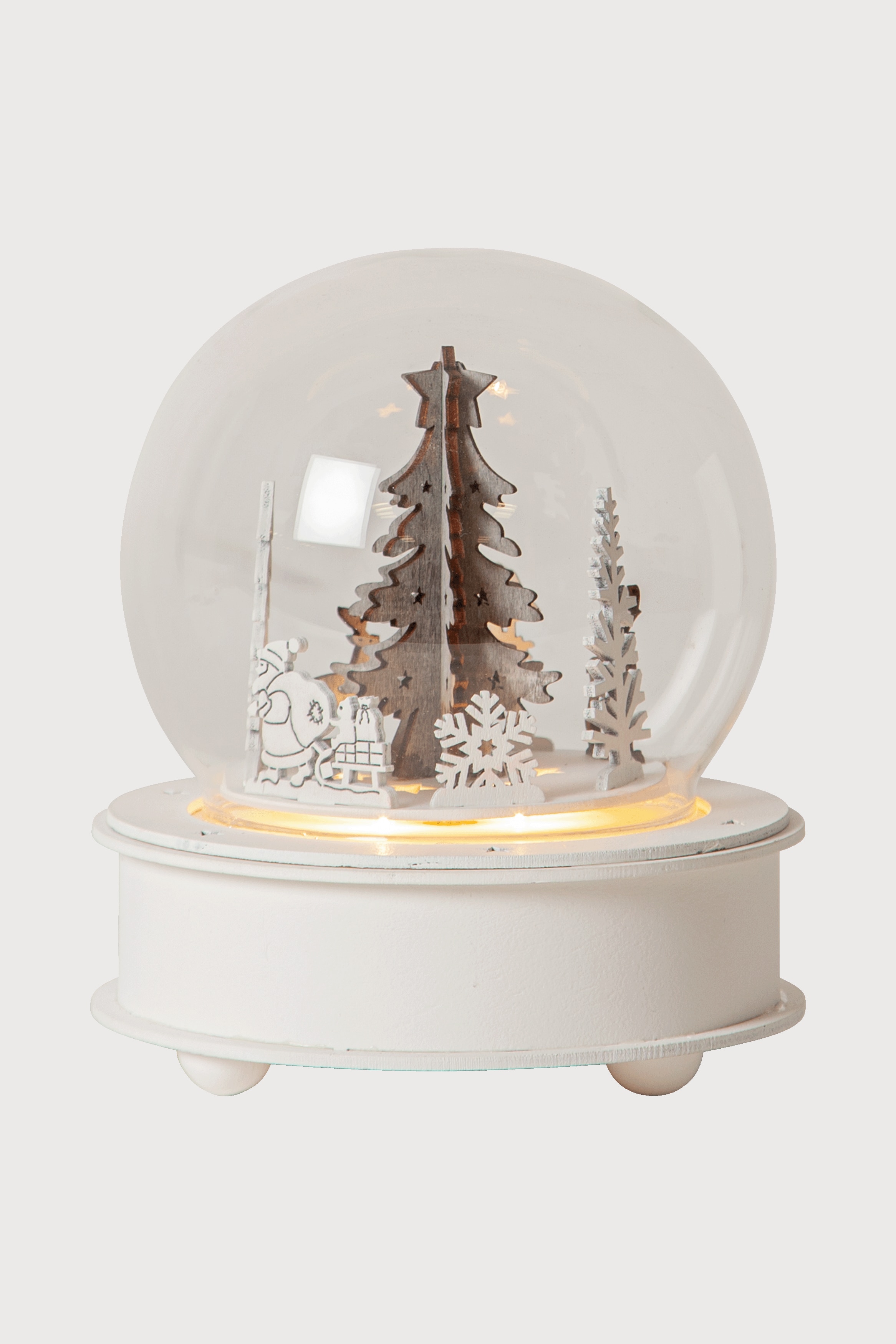 Star Trading - Grauberg Spieldose Kugel - Grau