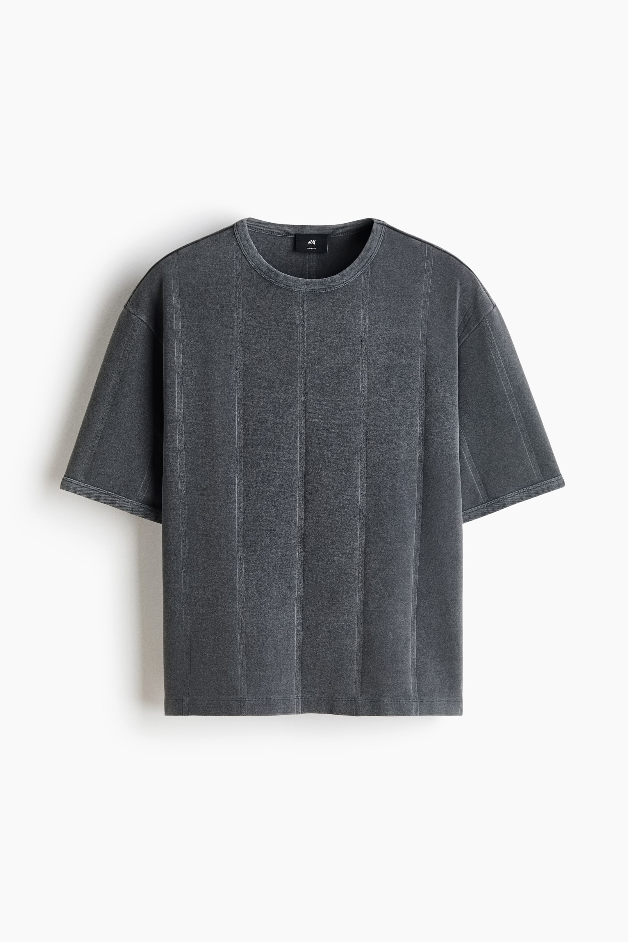 View larger image: Relaxed Fit Boxy T-shirt - Washed black - Men | H&M 1