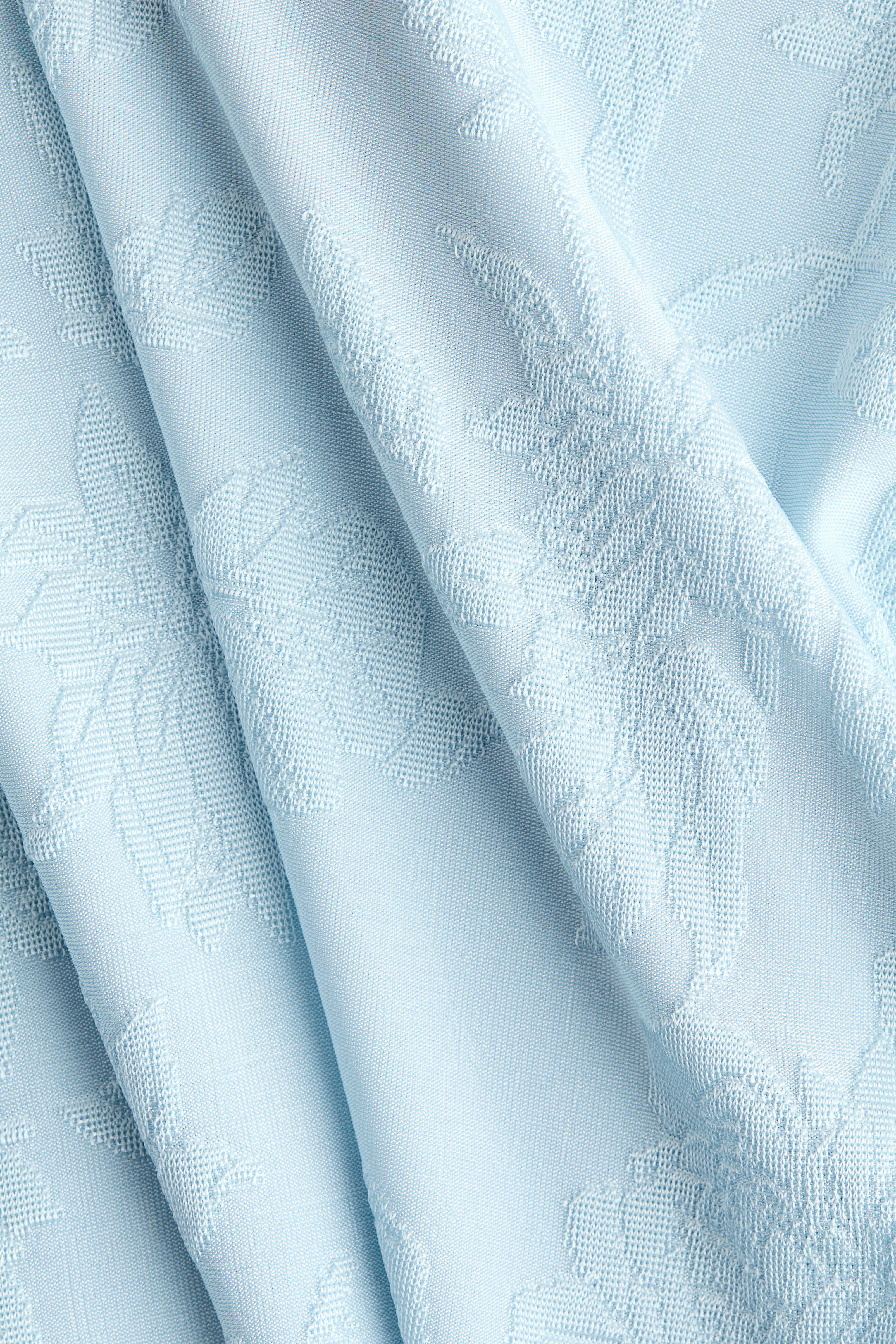 Haut asymétrique en jersey jacquard