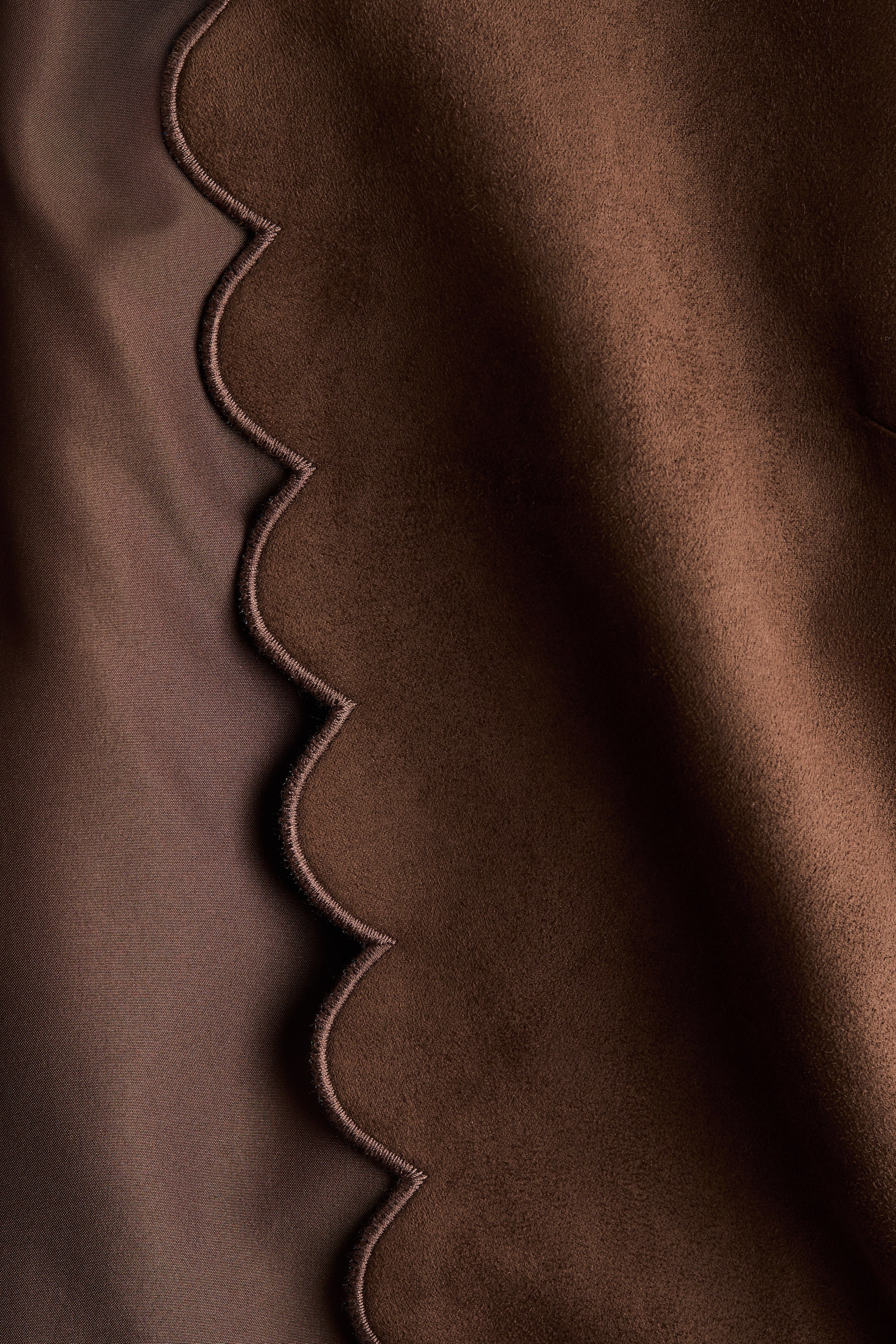 Scalloped-Edge Jacket