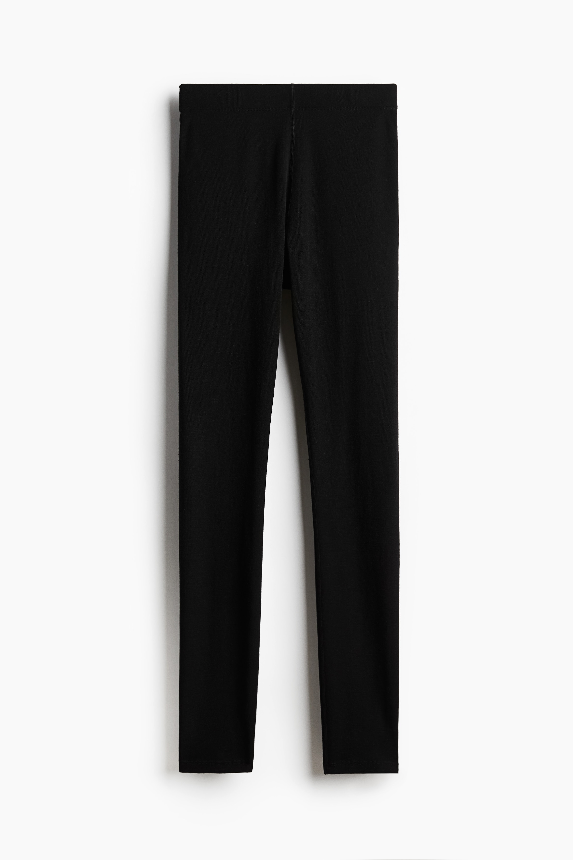 Wełniane narciarskie legginsy termiczne - Czarny