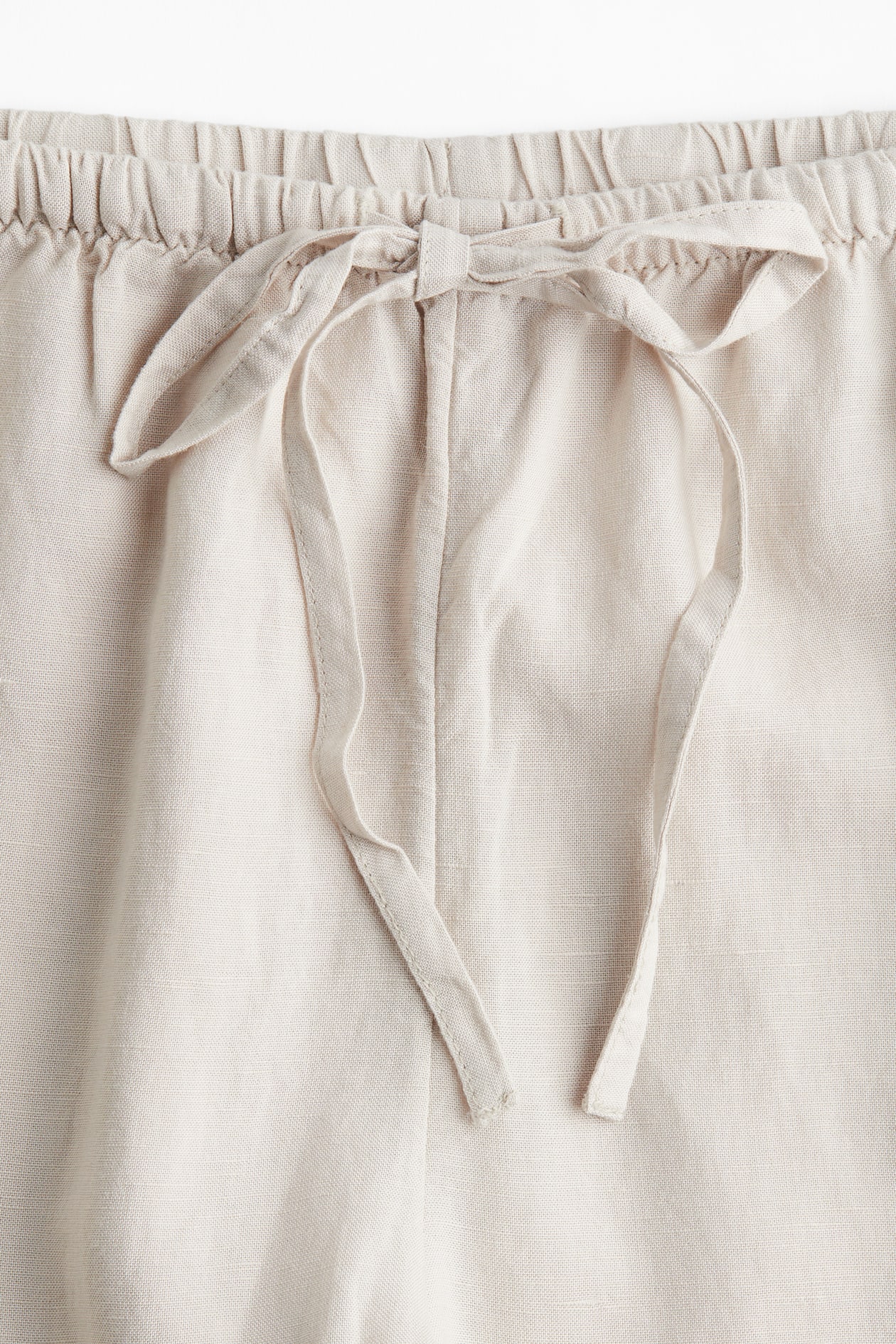 Linen-Blend Drawstring Pants - image 5