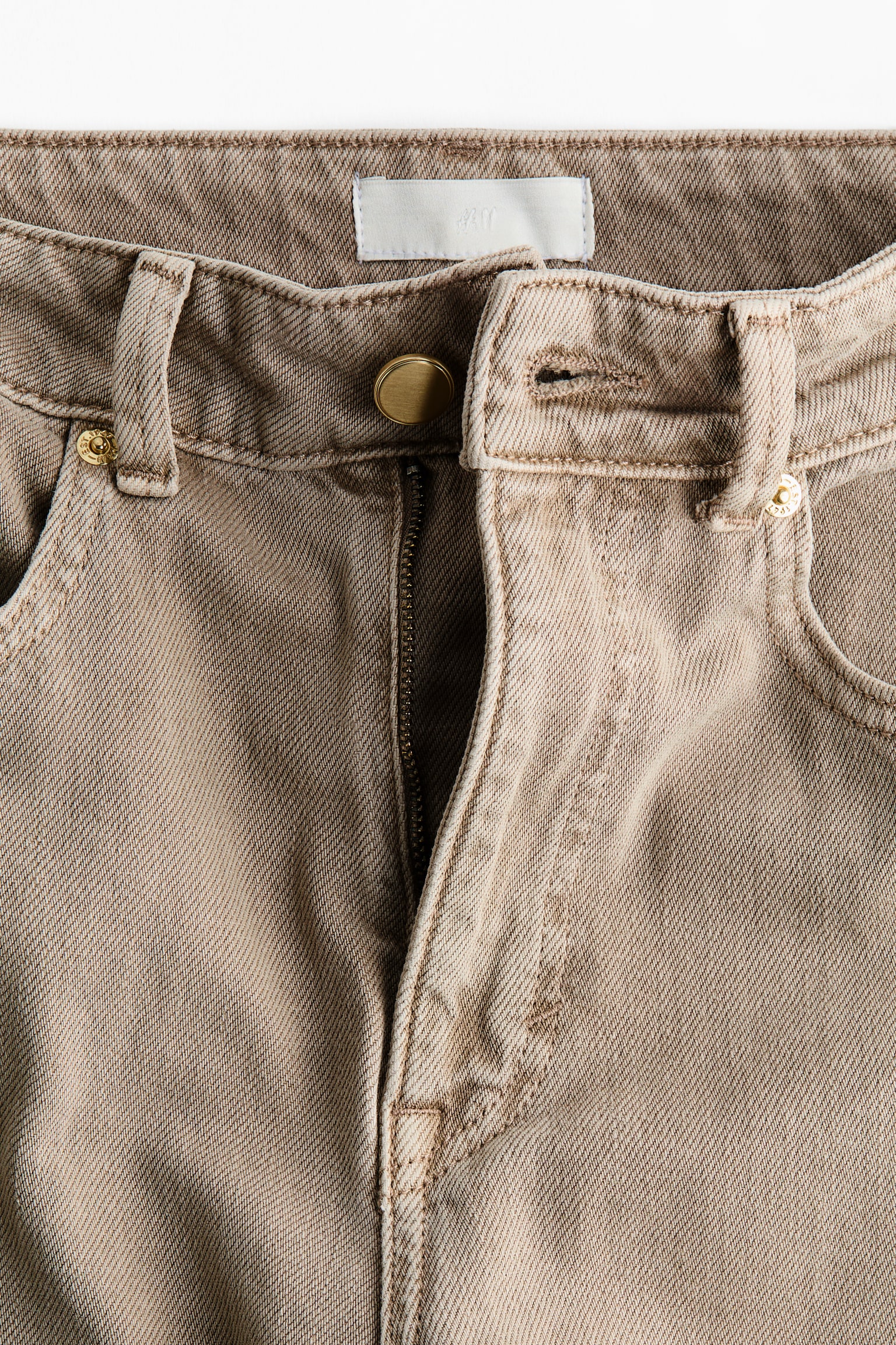 Wide High Jeans - Mole/White/Washed black/Denim blue/Dark denim blue - 6