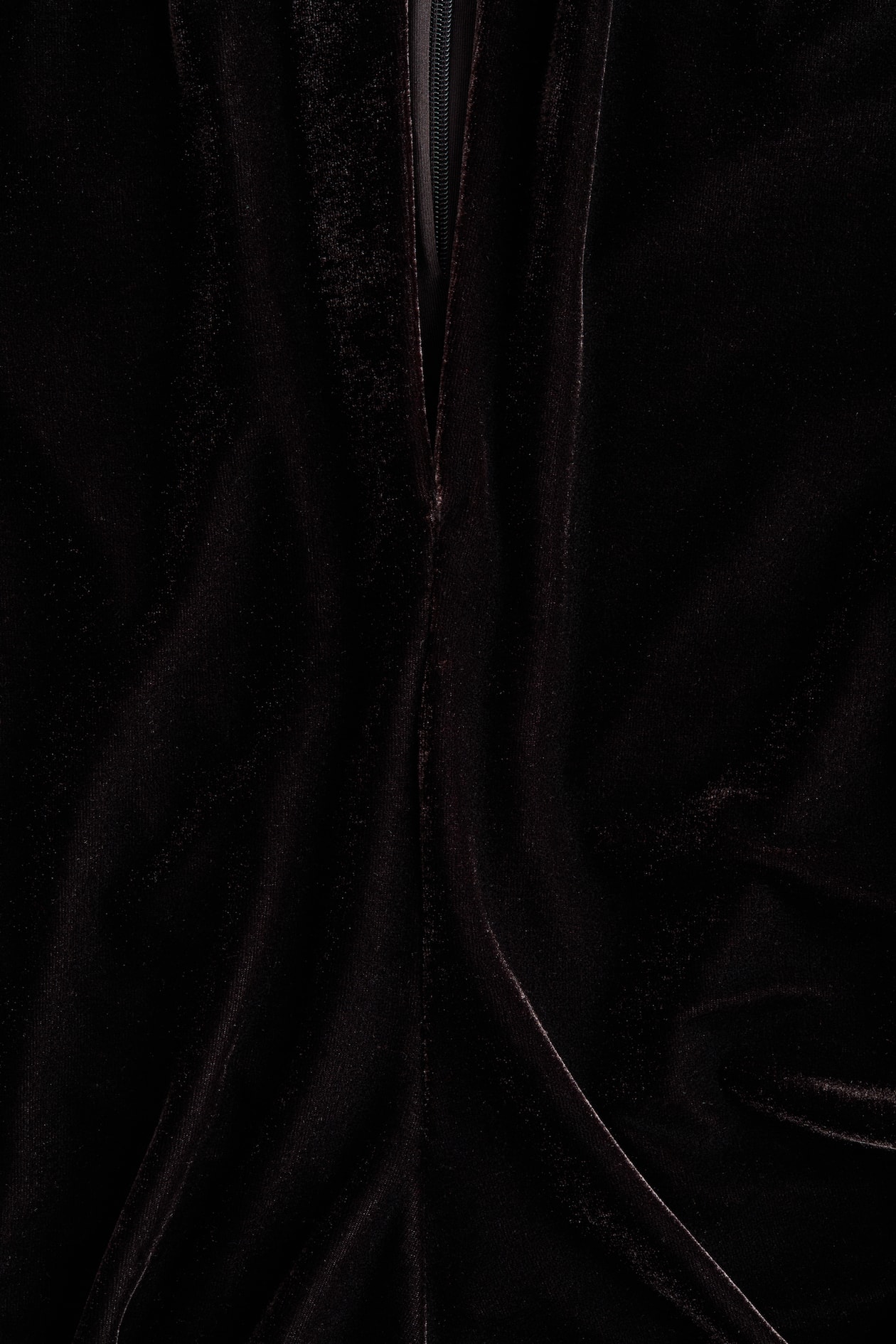 Mock Turtleneck Velour Top - image 3