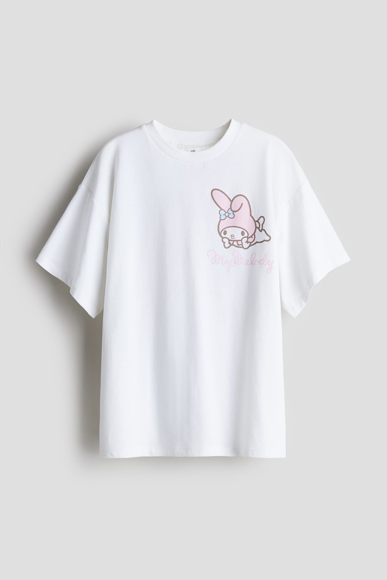 Oversized print-motif T-shirt White/My Melody Kids H&M IN