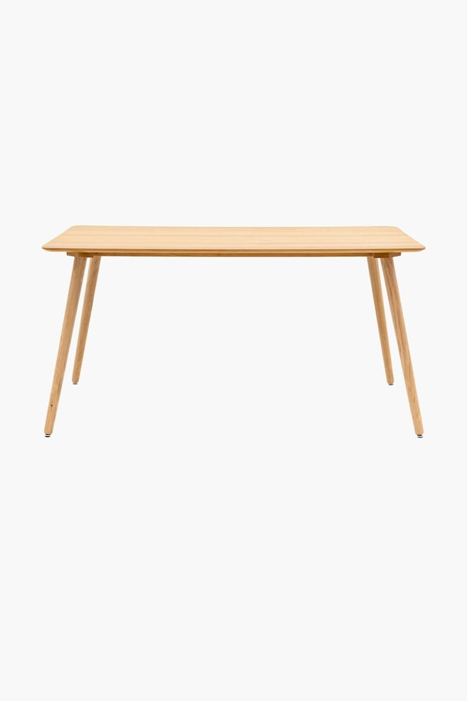 Wood Veneer Dining Table - Natural - 1