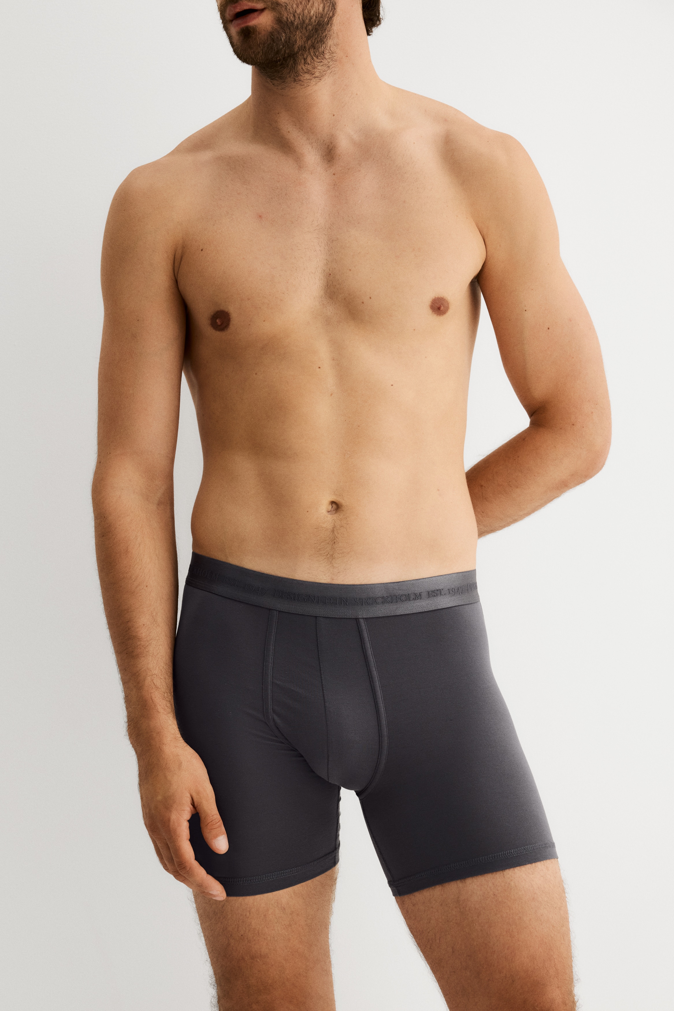 2-pack mid trunks with Lycra®