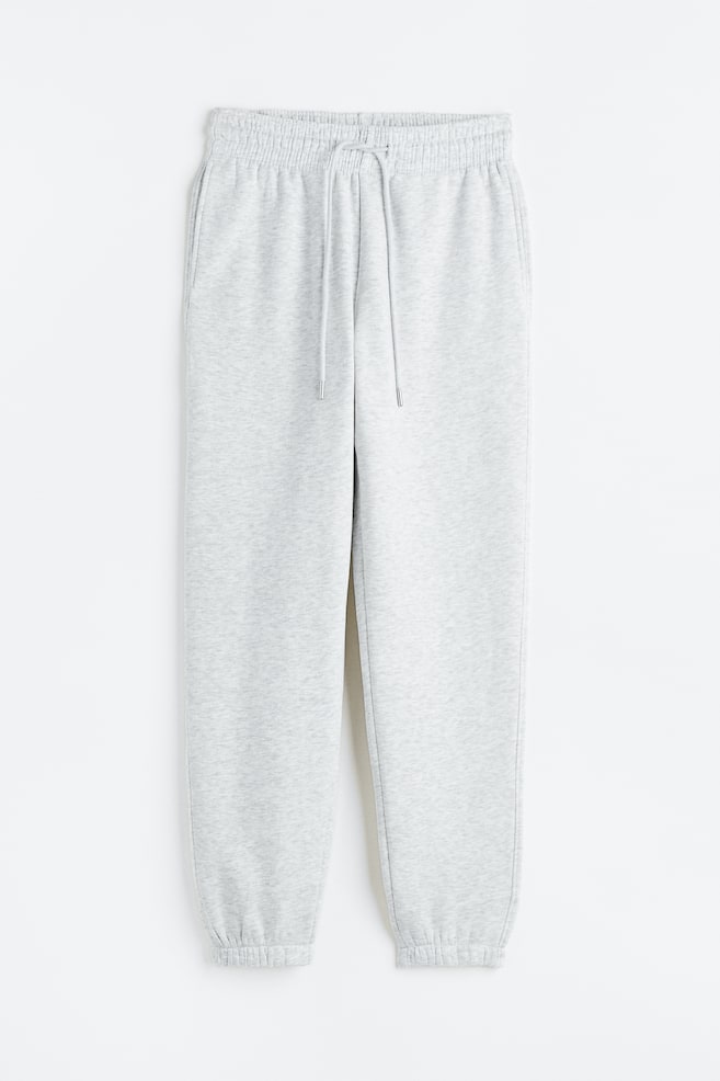 Cotton-blend sweatpants - Light grey marl/Black/Light beige/White/dc/dc/dc - 2