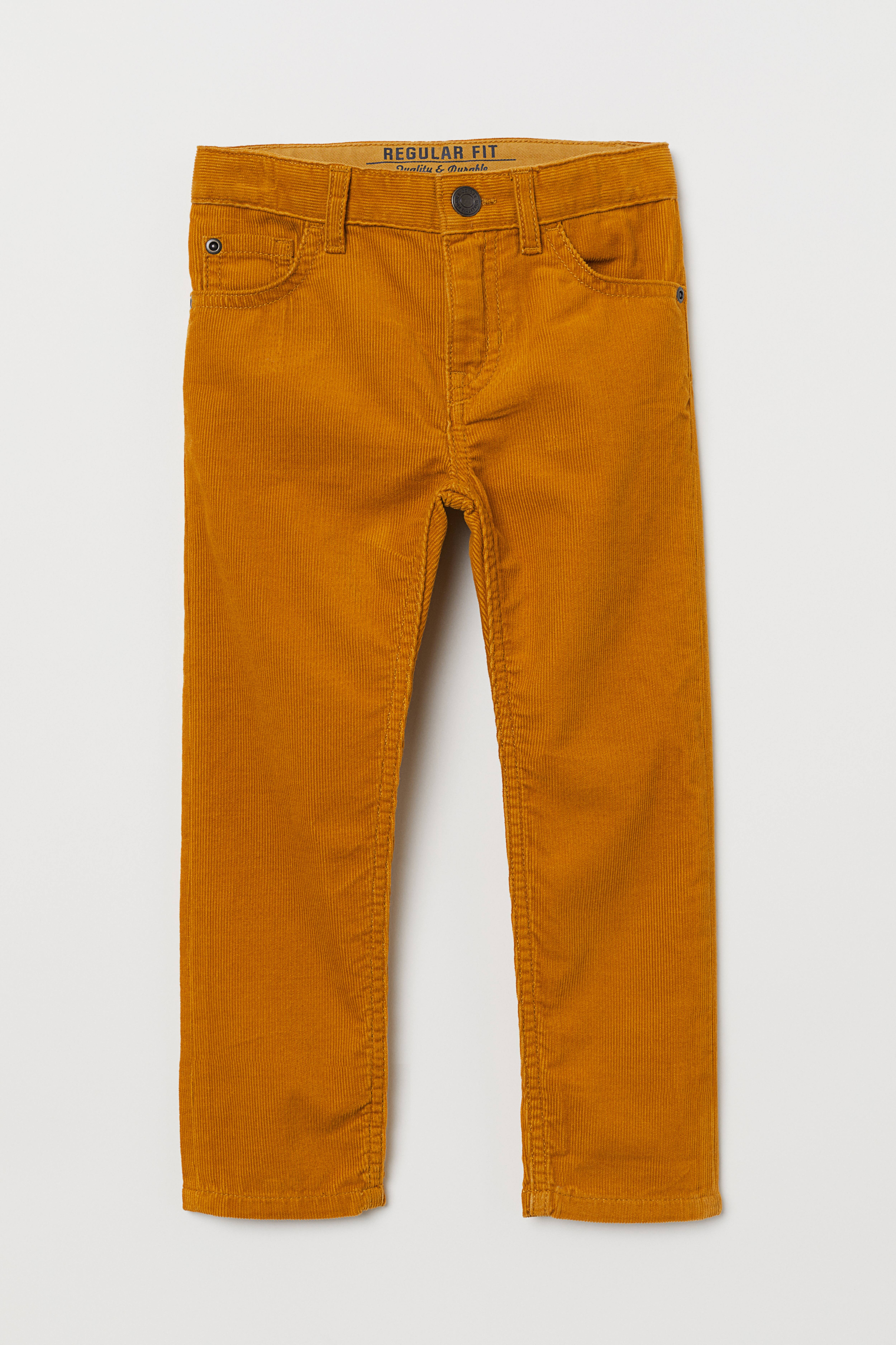 Corduroy Pants Mustard yellow Kids H M CA