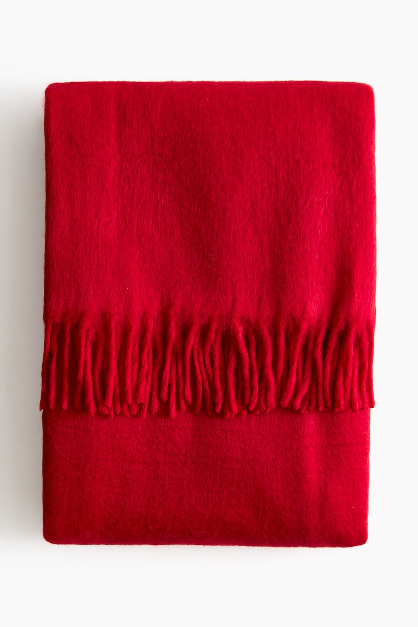 Plush Red Cashmere Blanket Nordstrom Bliss Plush Throw In Red