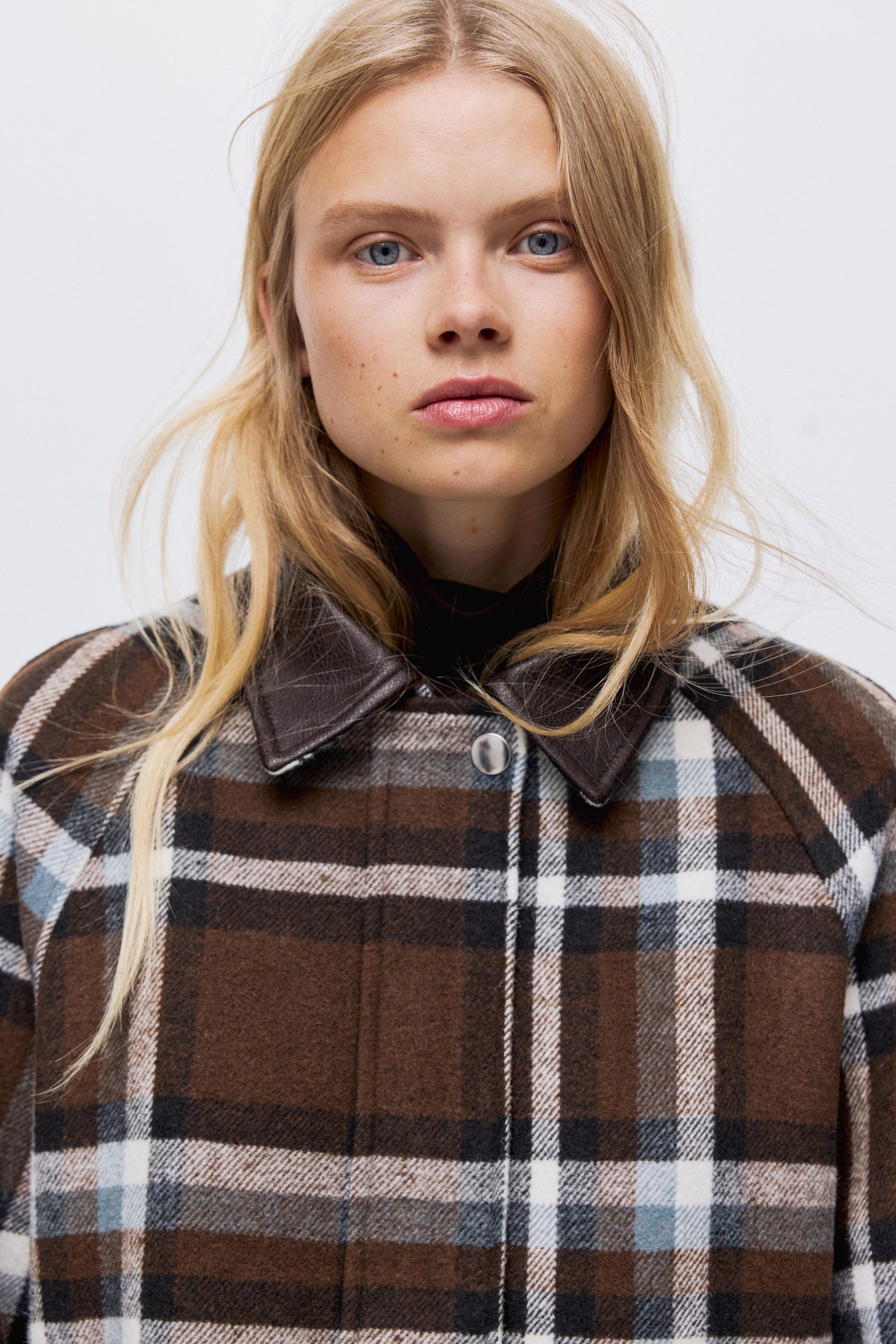 Büyük resmi görüntüle: Palto - Kahverengi/Kareli - KADIN | H&M TR 2