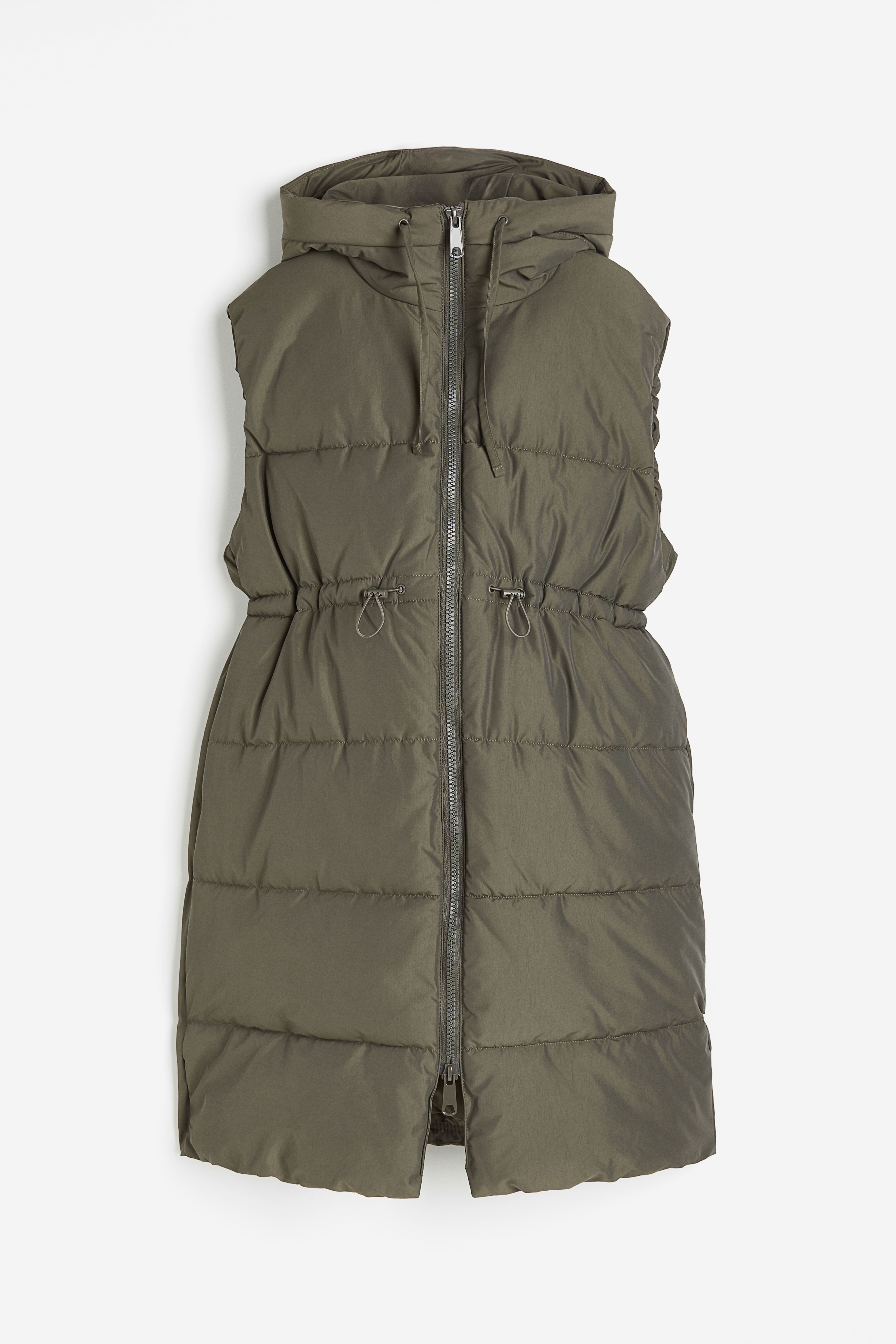 MAMA Hooded Puffer Vest - Black - Ladies | H&M US