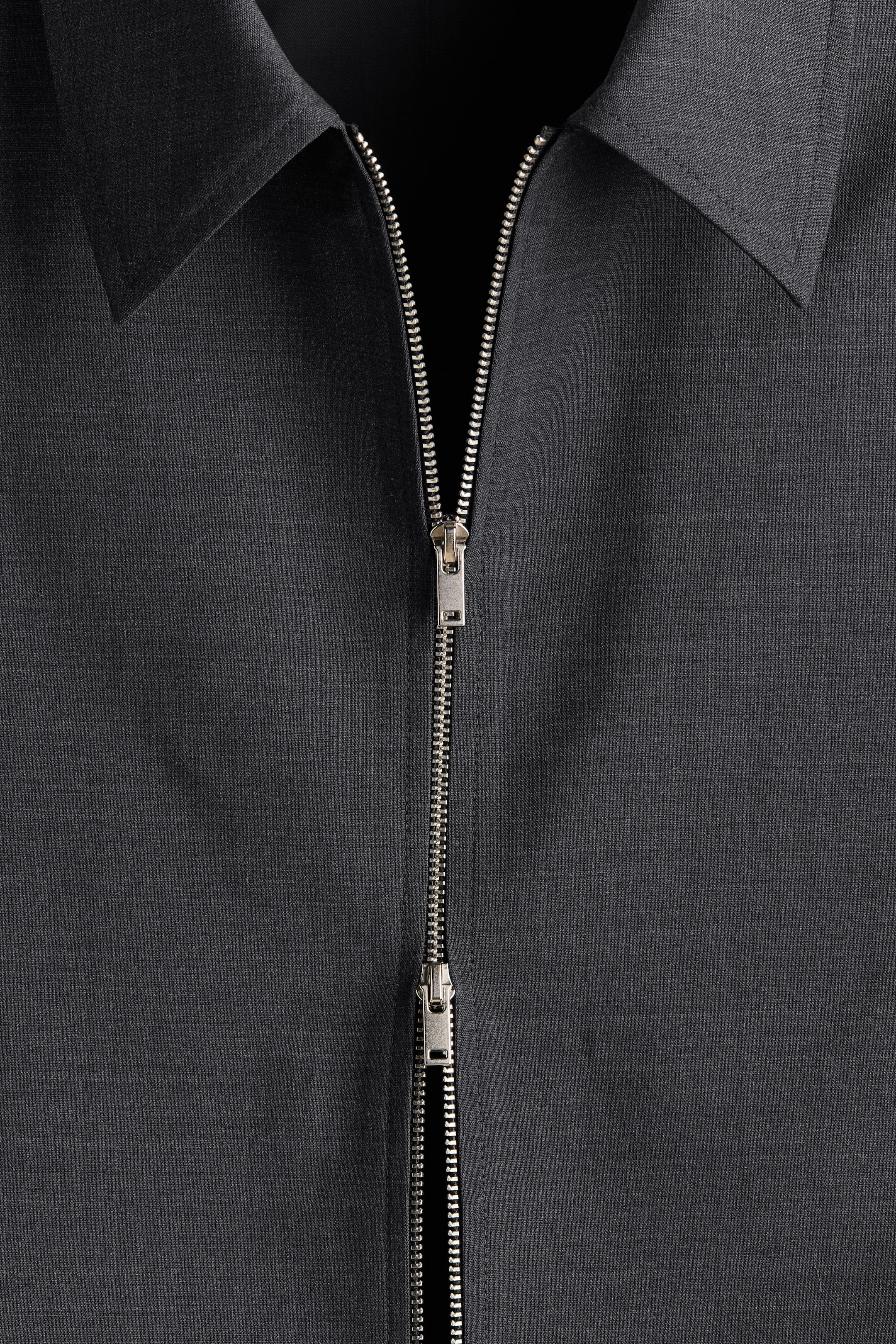 Мужские куртки H&M Wool-Blend Jacket with Collar — фото 5