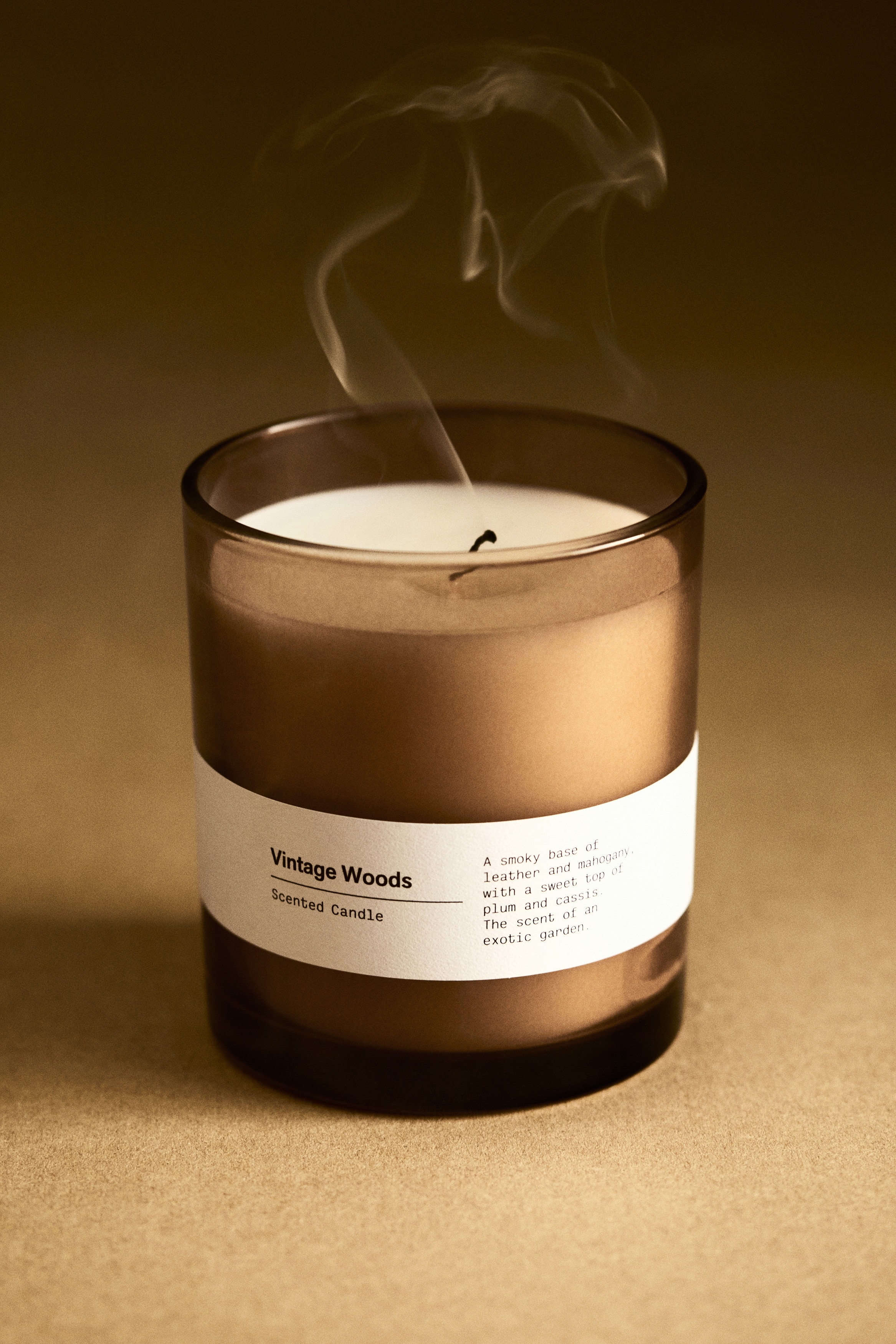 Scented Candle with Wooden Lid - Vintage Woods/Sage Serenity/Crisp Cotton/Sublime Patchouli
