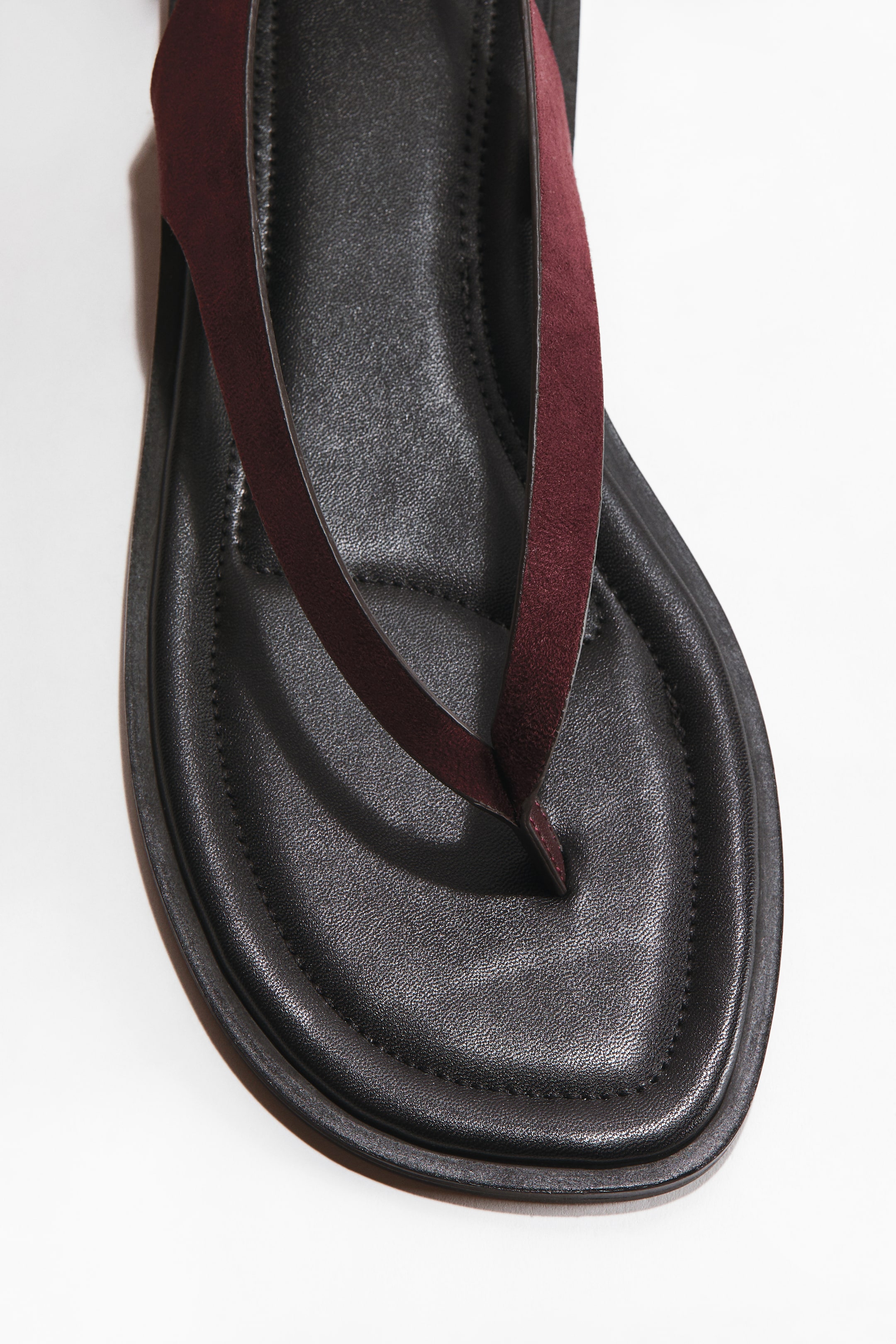 Sandales avec détail à nouer
