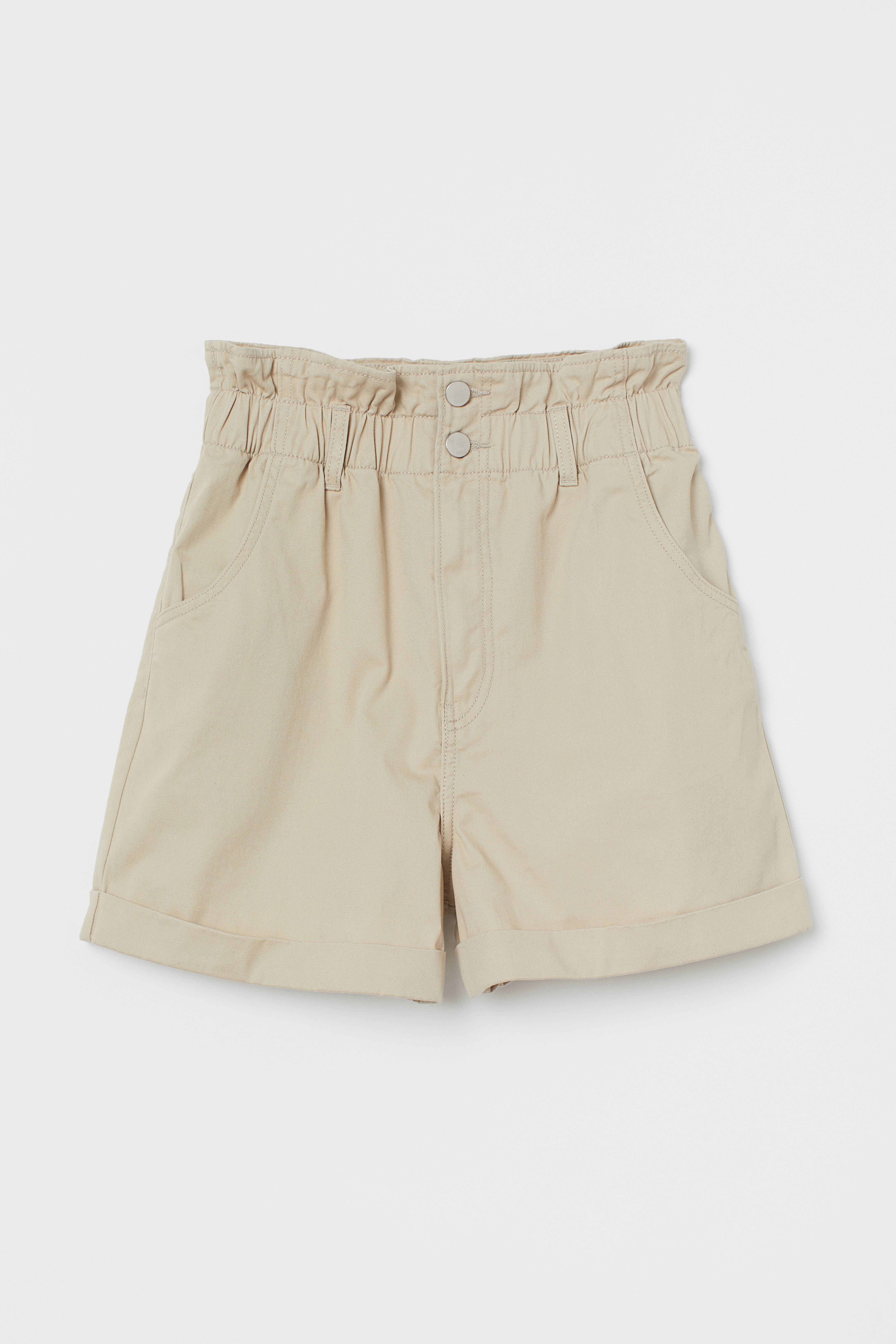 H and m paperbag shorts hotsell