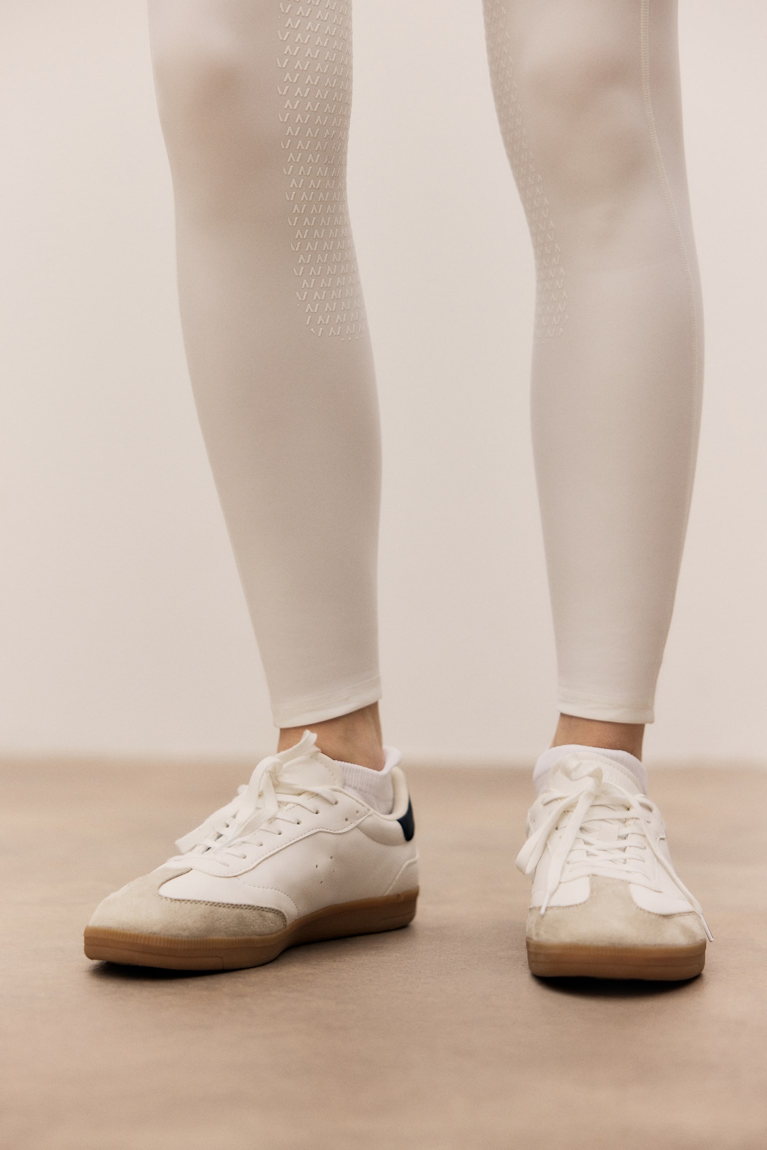 Full-grip riding leggings - White/Navy blue/Coffee bean brown/Warm grey/Black - 6