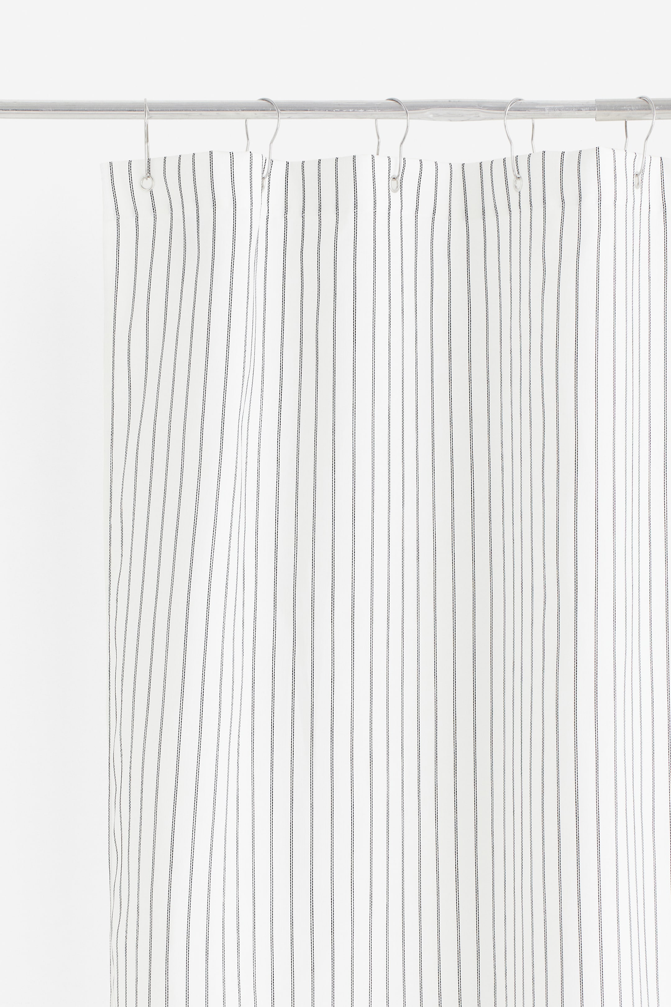 Striped shower curtain - White/Striped - Home All | H&M GB