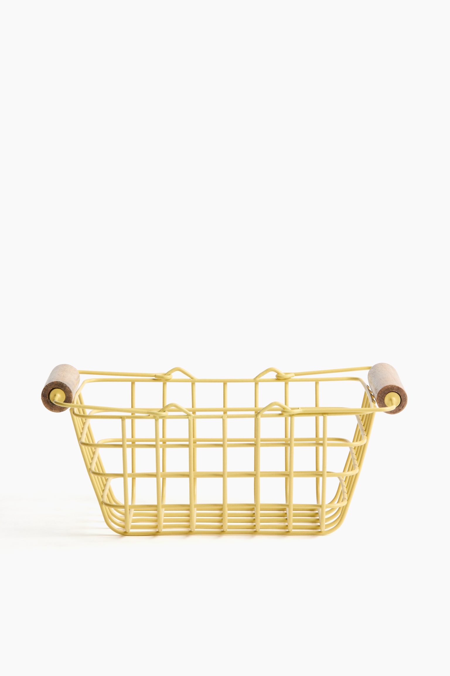 Іграшковий кошик для покупок із дроту - Світло-жовтий - 1