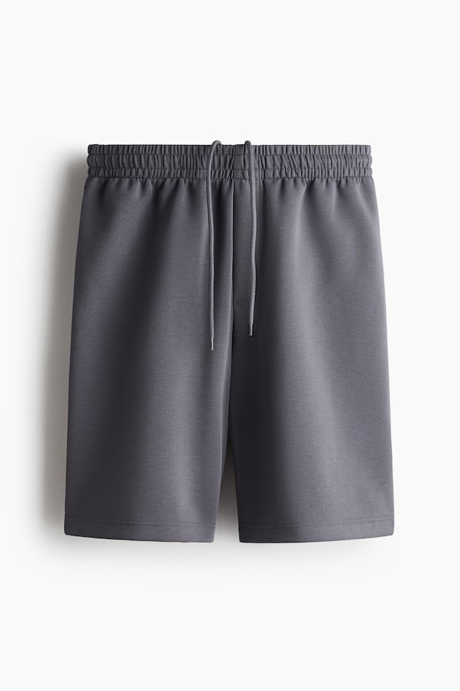 Pantaloni scurți din jerseu interlock Relaxed Fit - Gri-închis/Maro/Negru/Bleumarin/Gri-deschis - 1