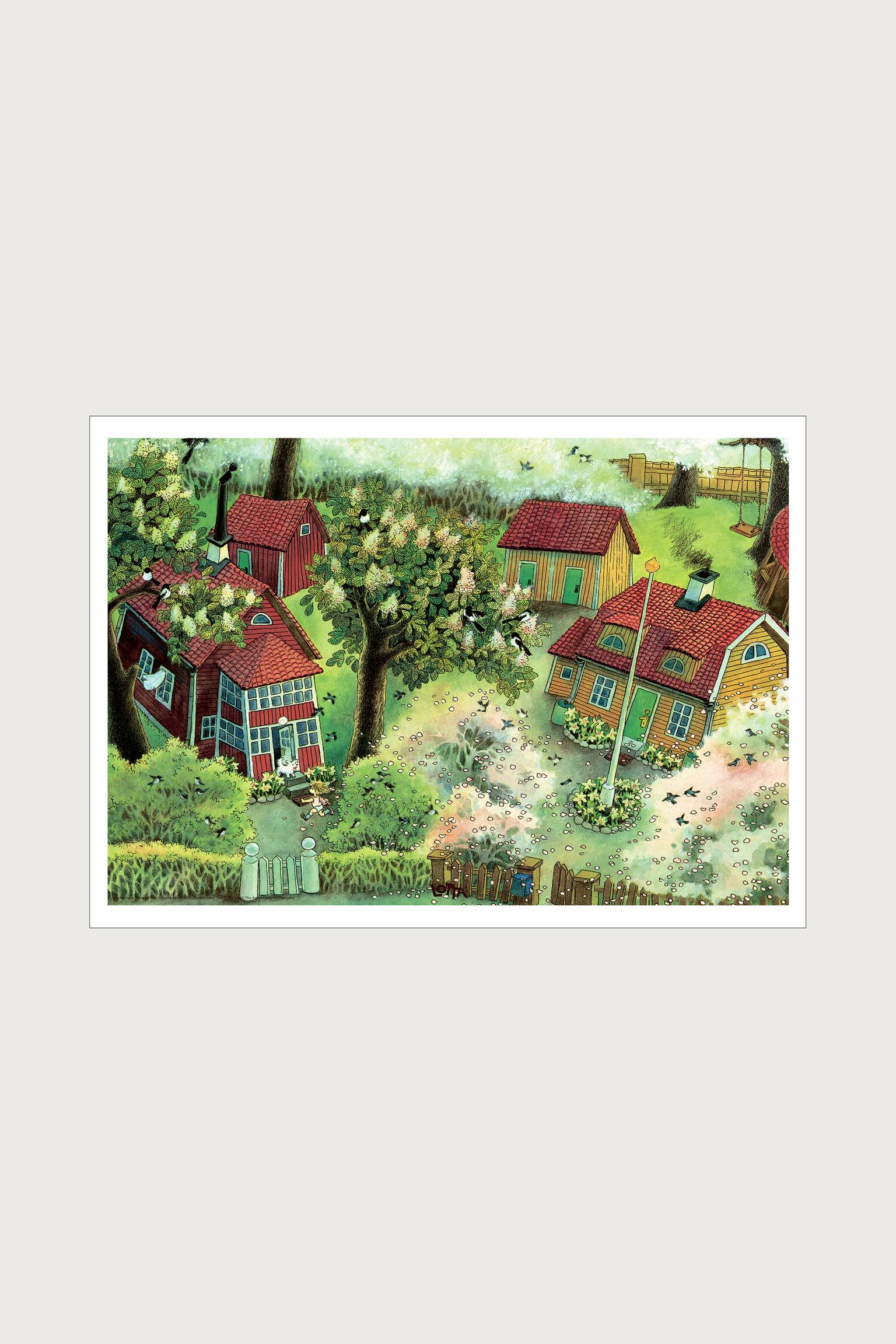 Astrid Lindgren - Running In The Garden - Wielokolorowy - 1