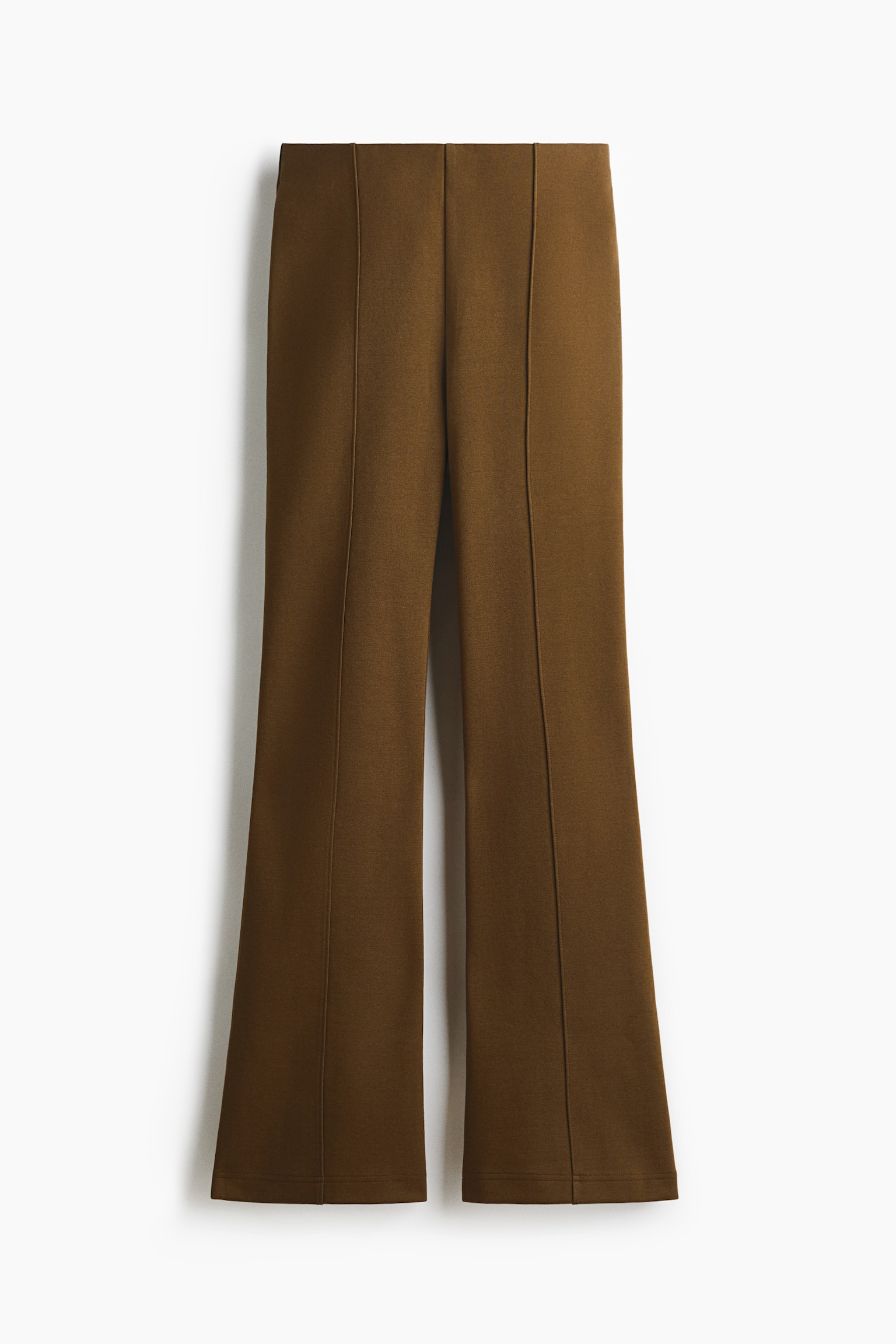 Женские брюки H&M Interlock, цвет: Коричневый — фото 1