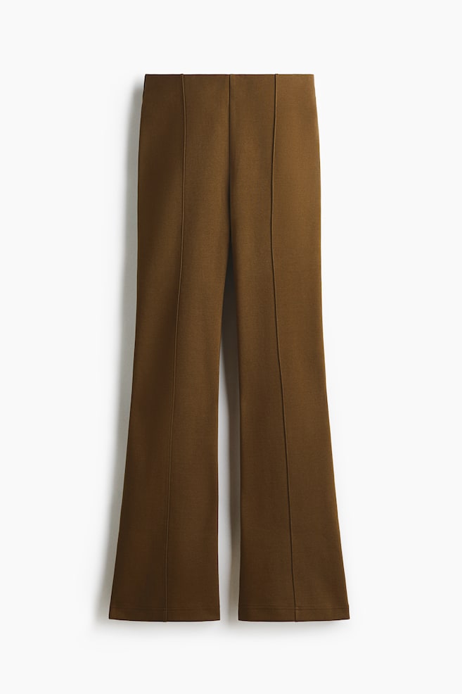Interlock trousers - Brown/Black - 1