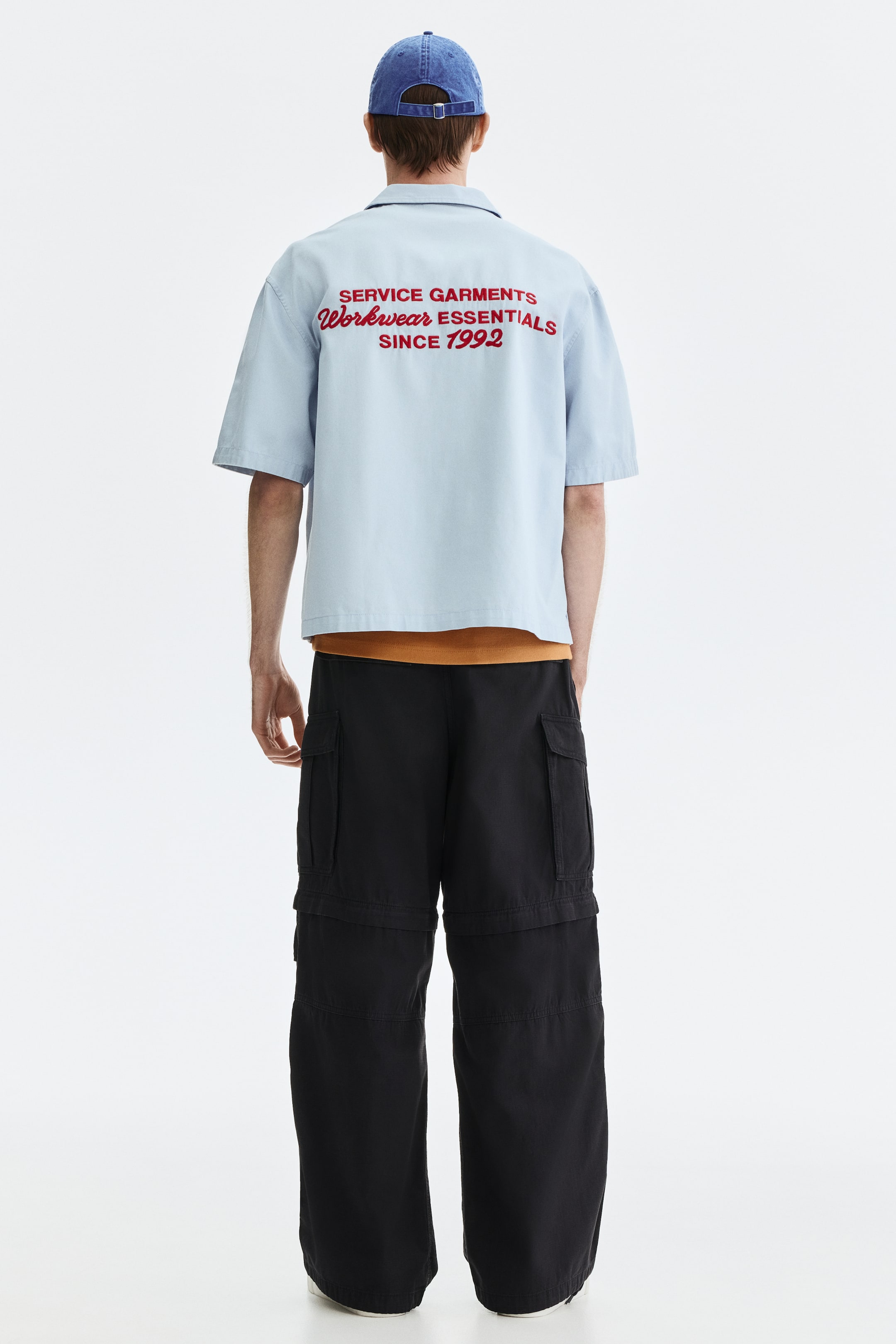 Мужские брюки H&M Loose-Fit Zip-Off Cargo Pants — фото 6