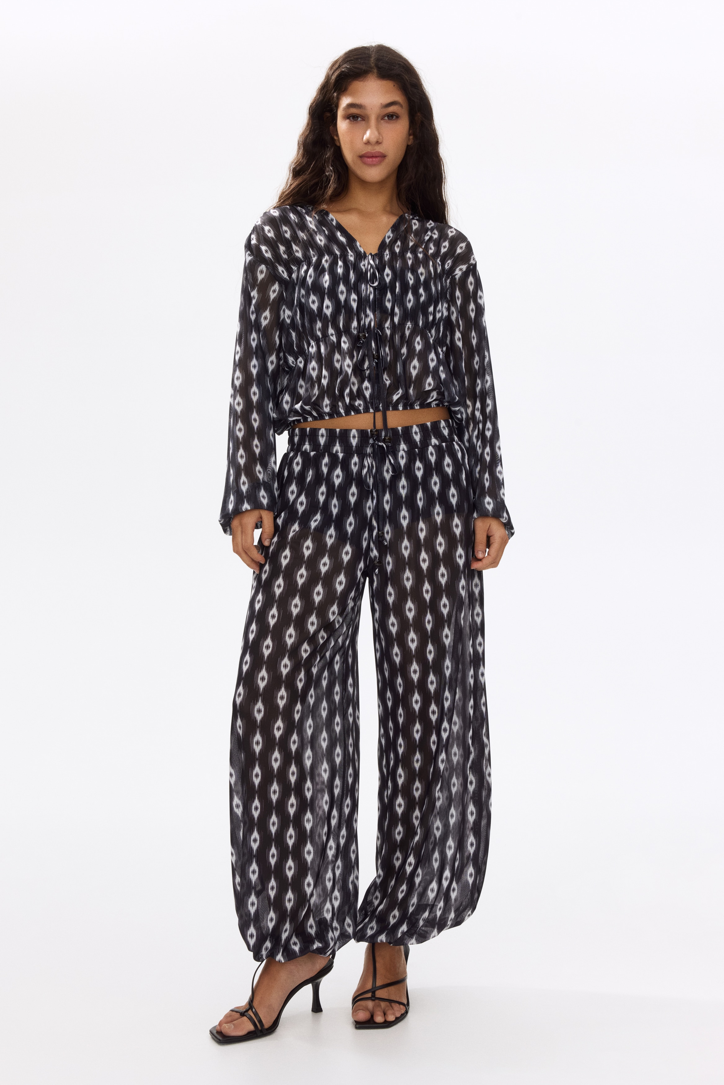 Mesh Balloon-Leg Pants from H&M - $24.99