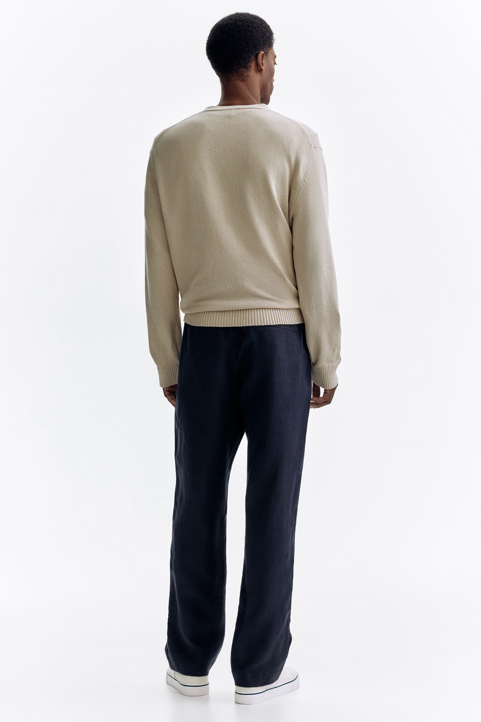 Лляні штани Regular Fit - 4
