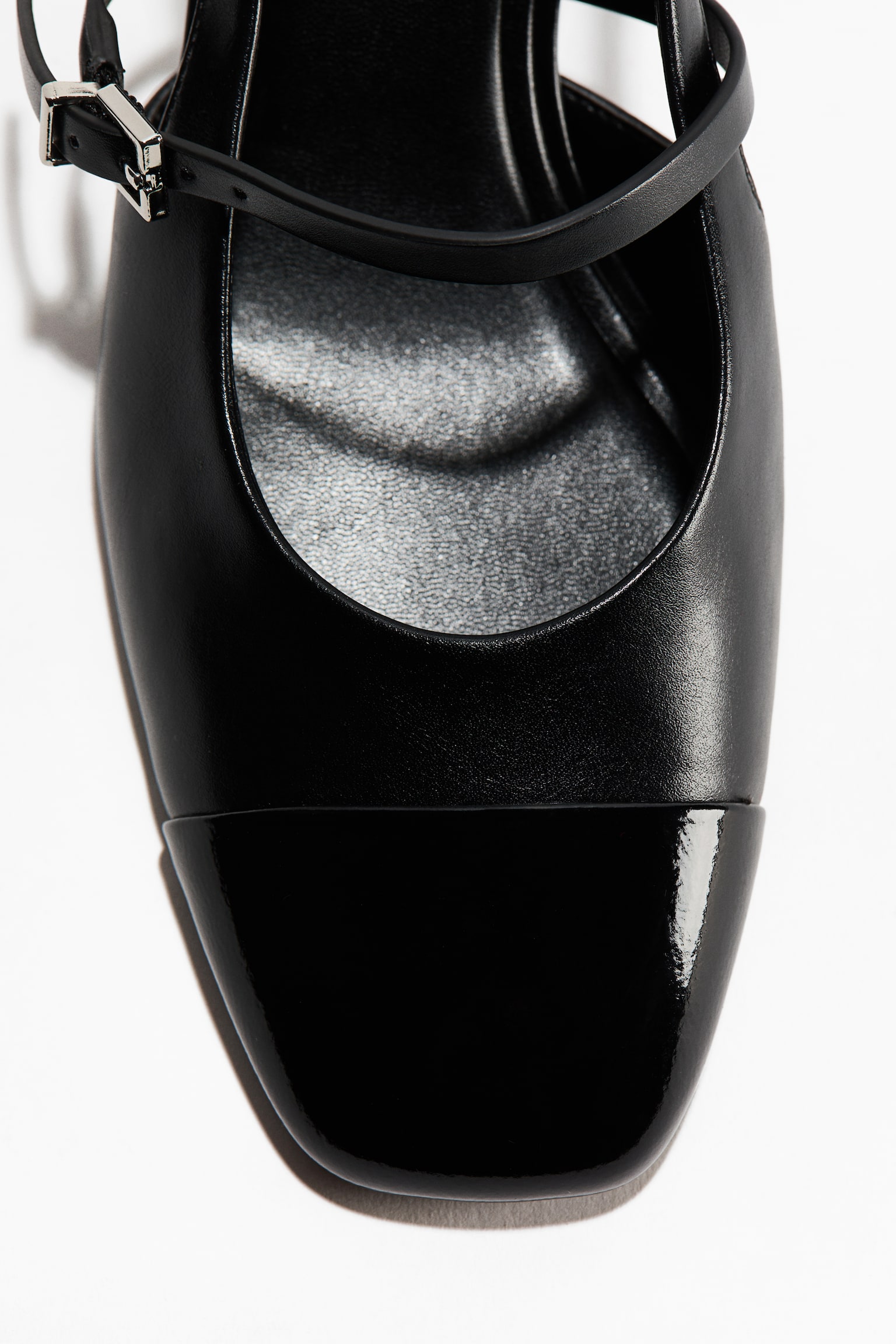 Женские туфли H&M Block-Heeled Slingbacks, цвет: Чёрный — фото 4