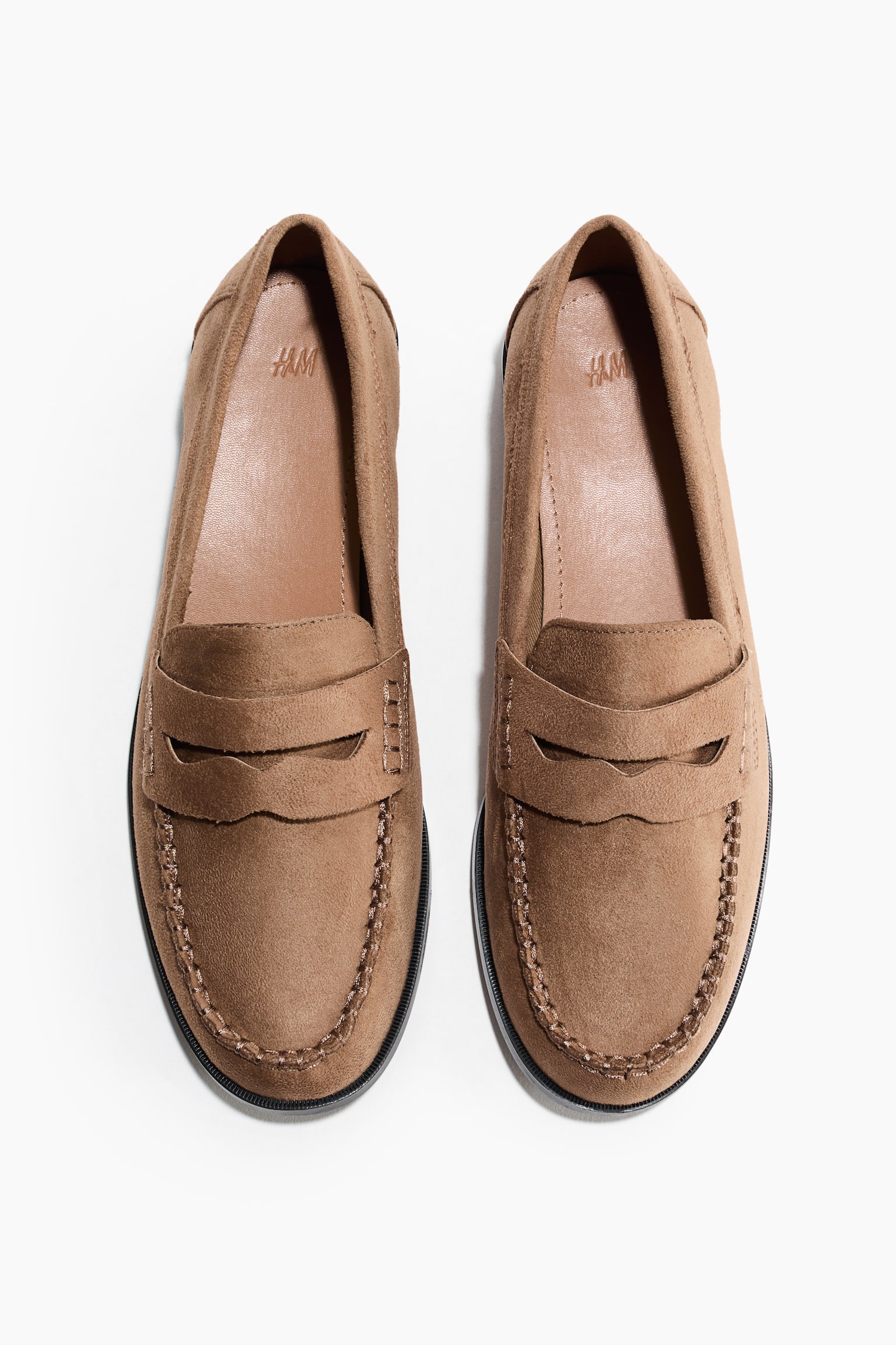 Loafers - Taupe/Noir/Noir