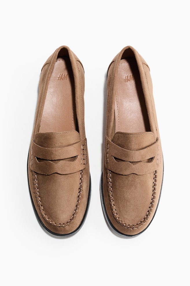 Loafers - Taupe/Noir/Marron foncé - 1