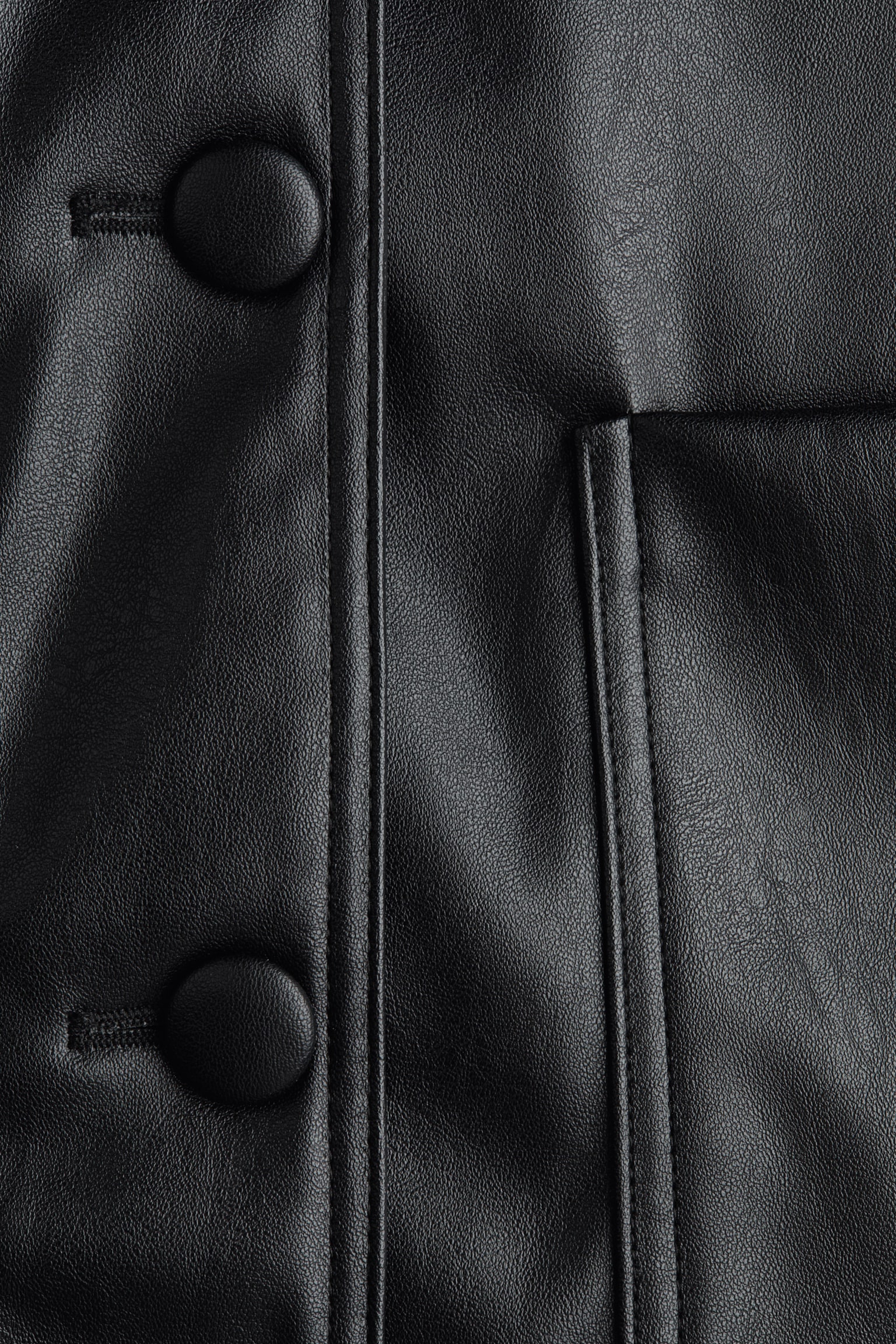 Coated car coat - Black - 3
