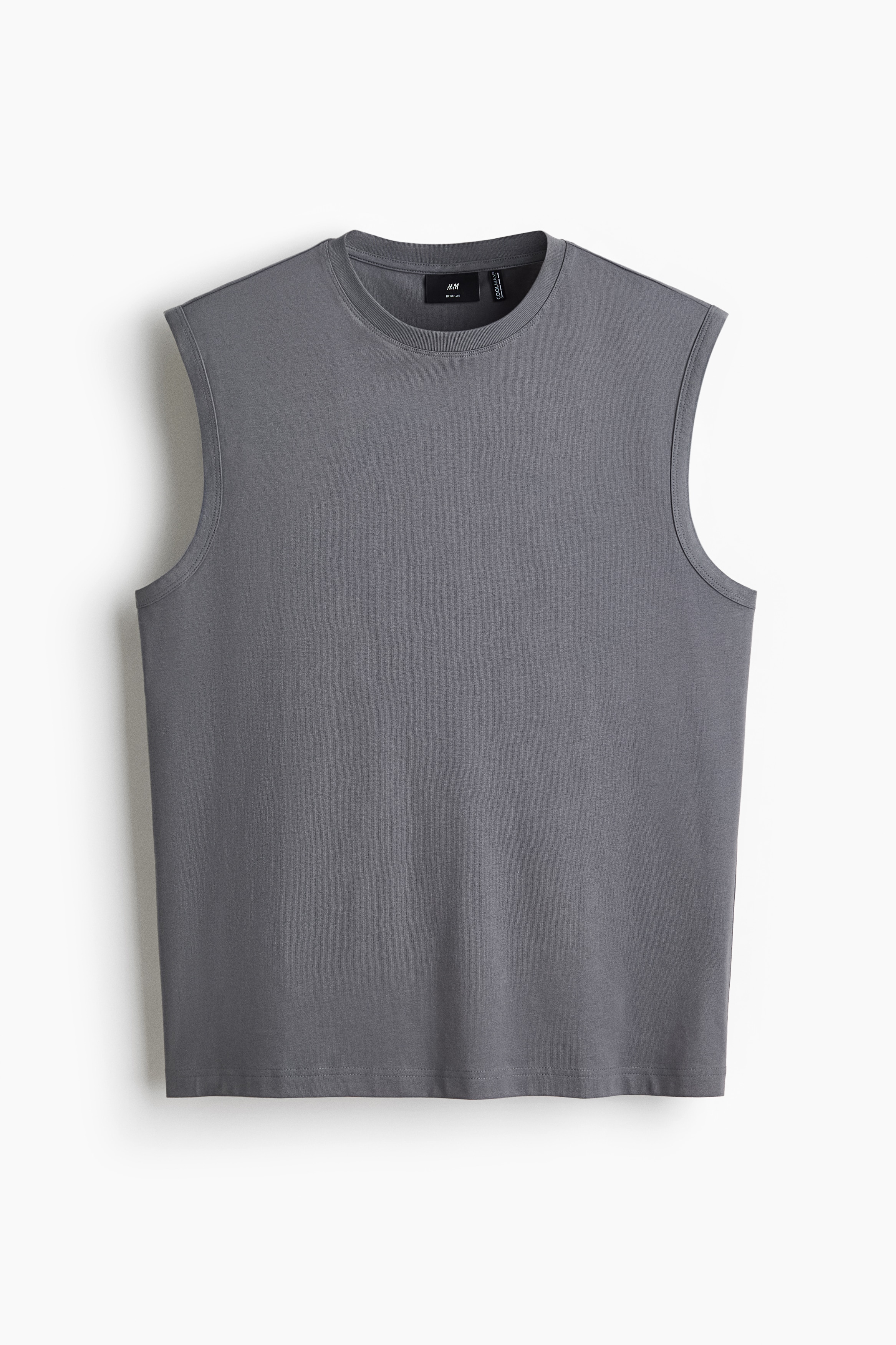 COOLMAX® Regular Fit Tank Top - Gray/Light blue/White/Black/Dusty turquoise