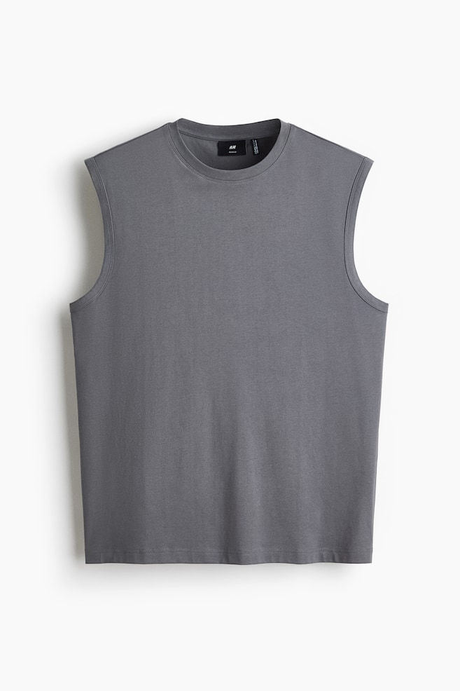 COOLMAX® Regular Fit Tank Top - Gray/White/Black/Light blue - 1