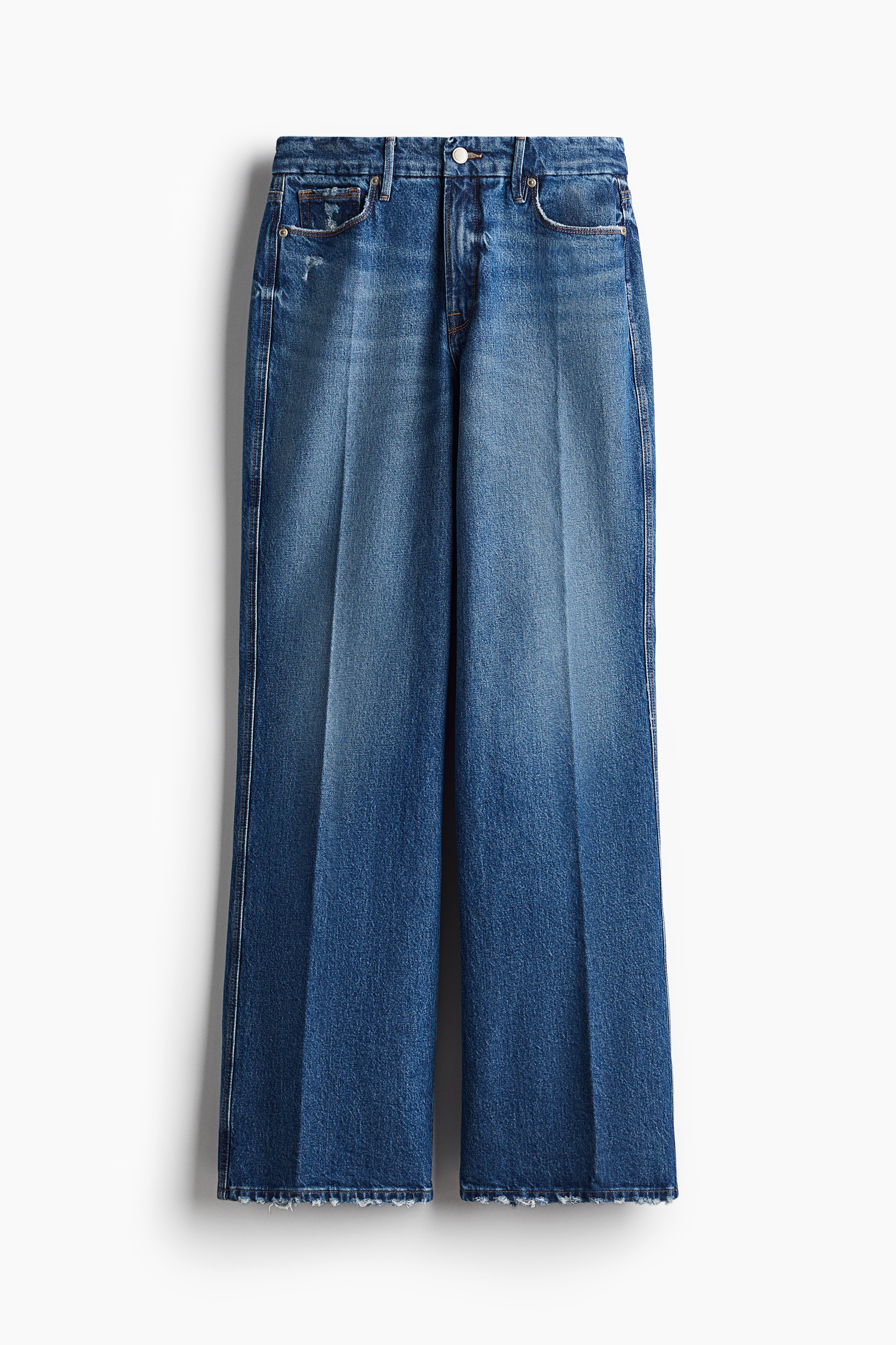 Dames - Indigo713 Good Skate Wide Leg Jeans - Size: 29  - H&M