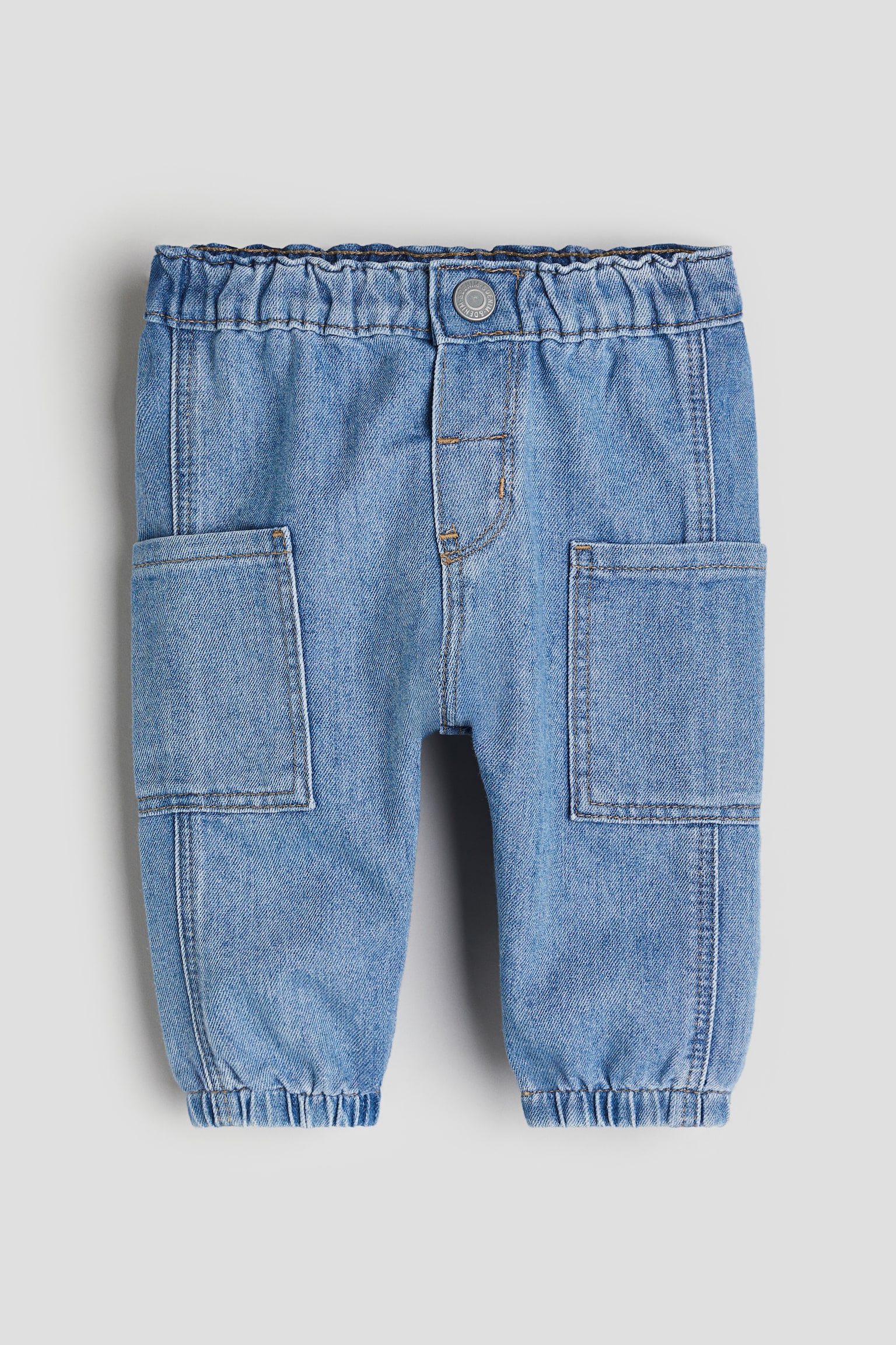 Patch pocket Jeans - Denim blue/Dark denim blue - 1