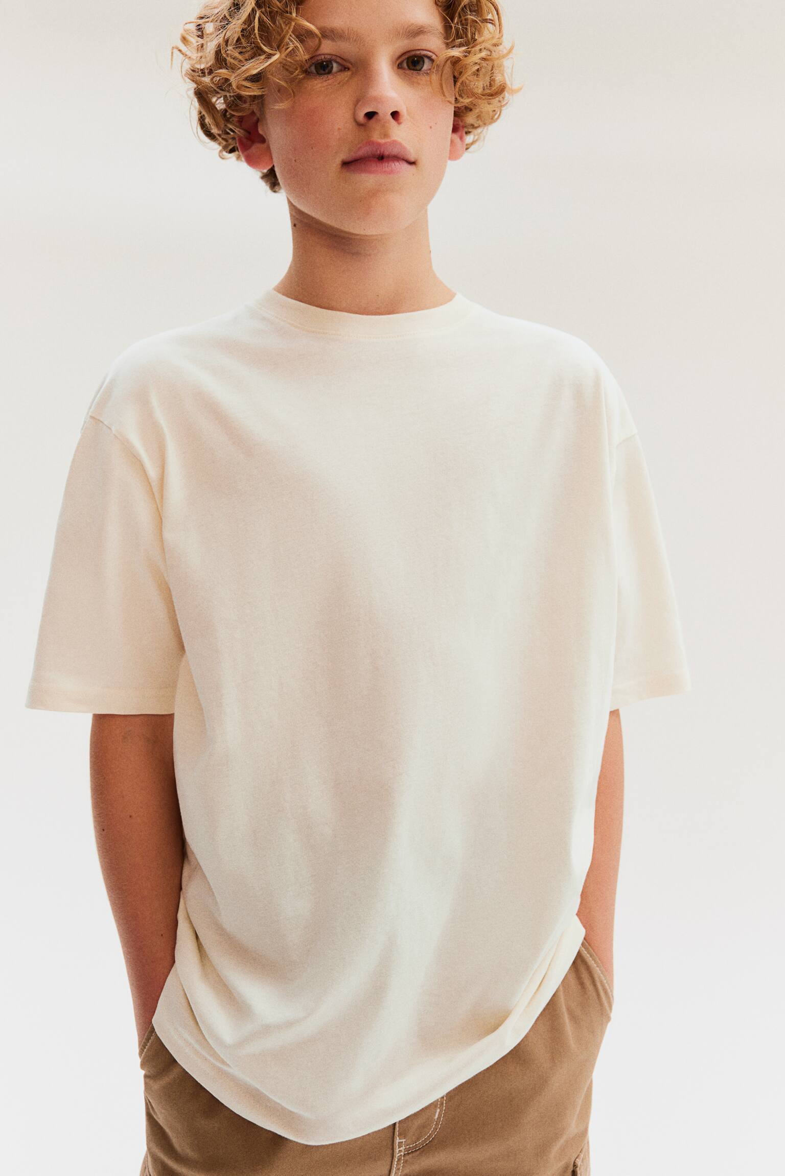 Oversized T-shirt - White/White/Play! - 4