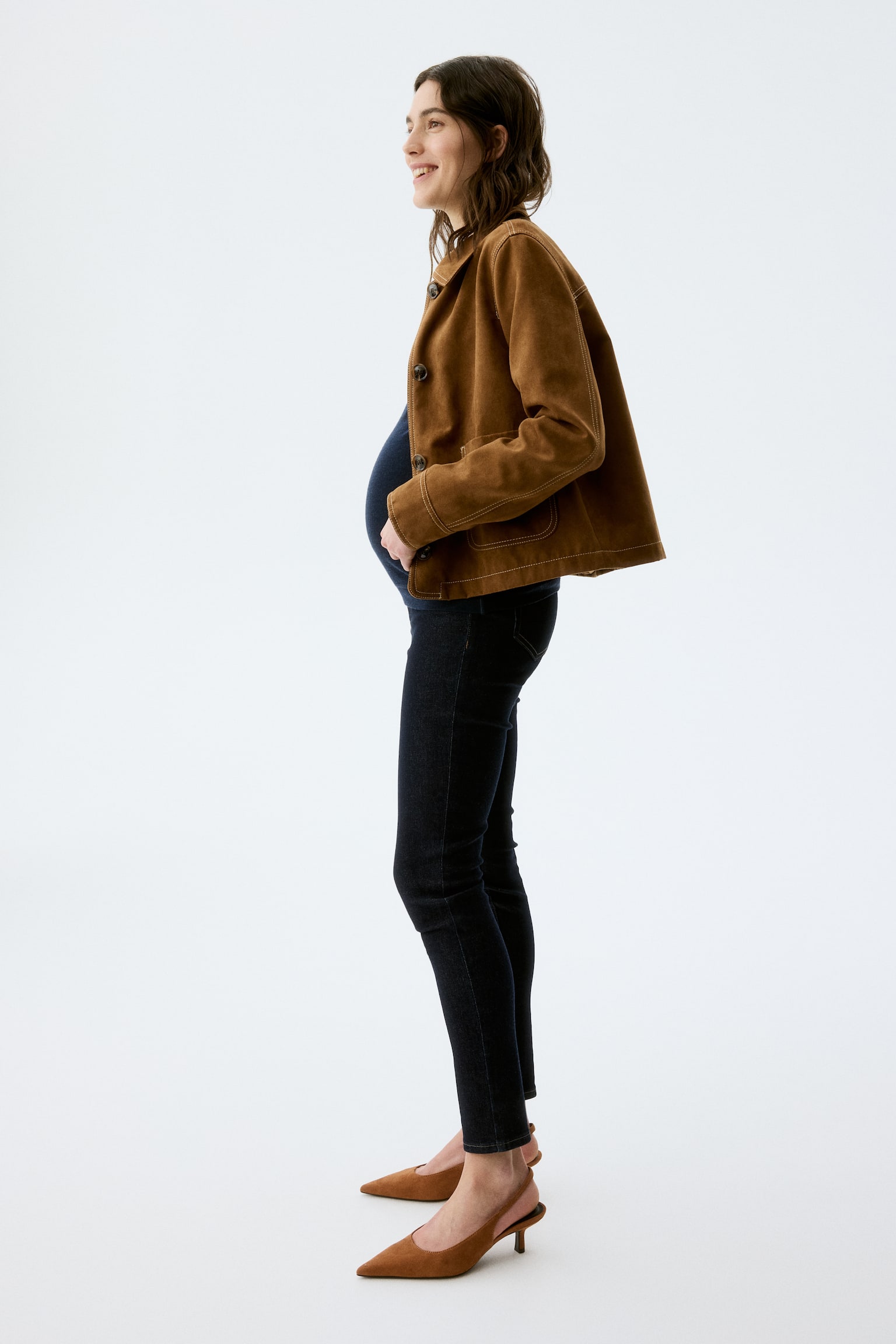 MAMA Skinny Jeans - Ciemnoniebieski denim/Ciemnoniebieski denim/Niebieski denim/Czarny/Sprany/Niebieski denim - 5